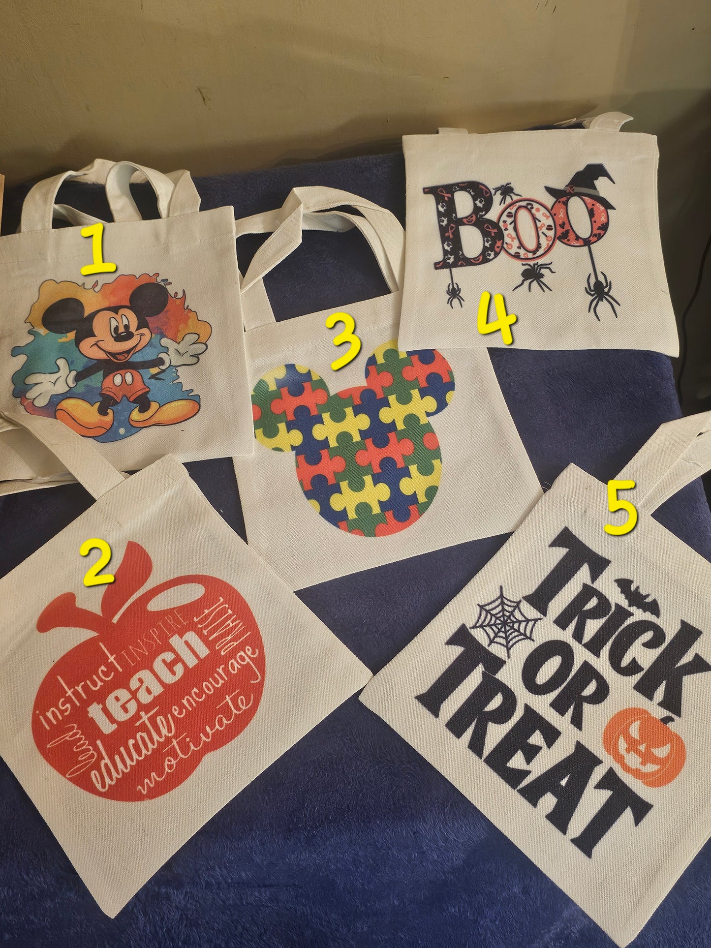 Customizable Small Tote | Personalized Canvas Bag for Events & Gifts