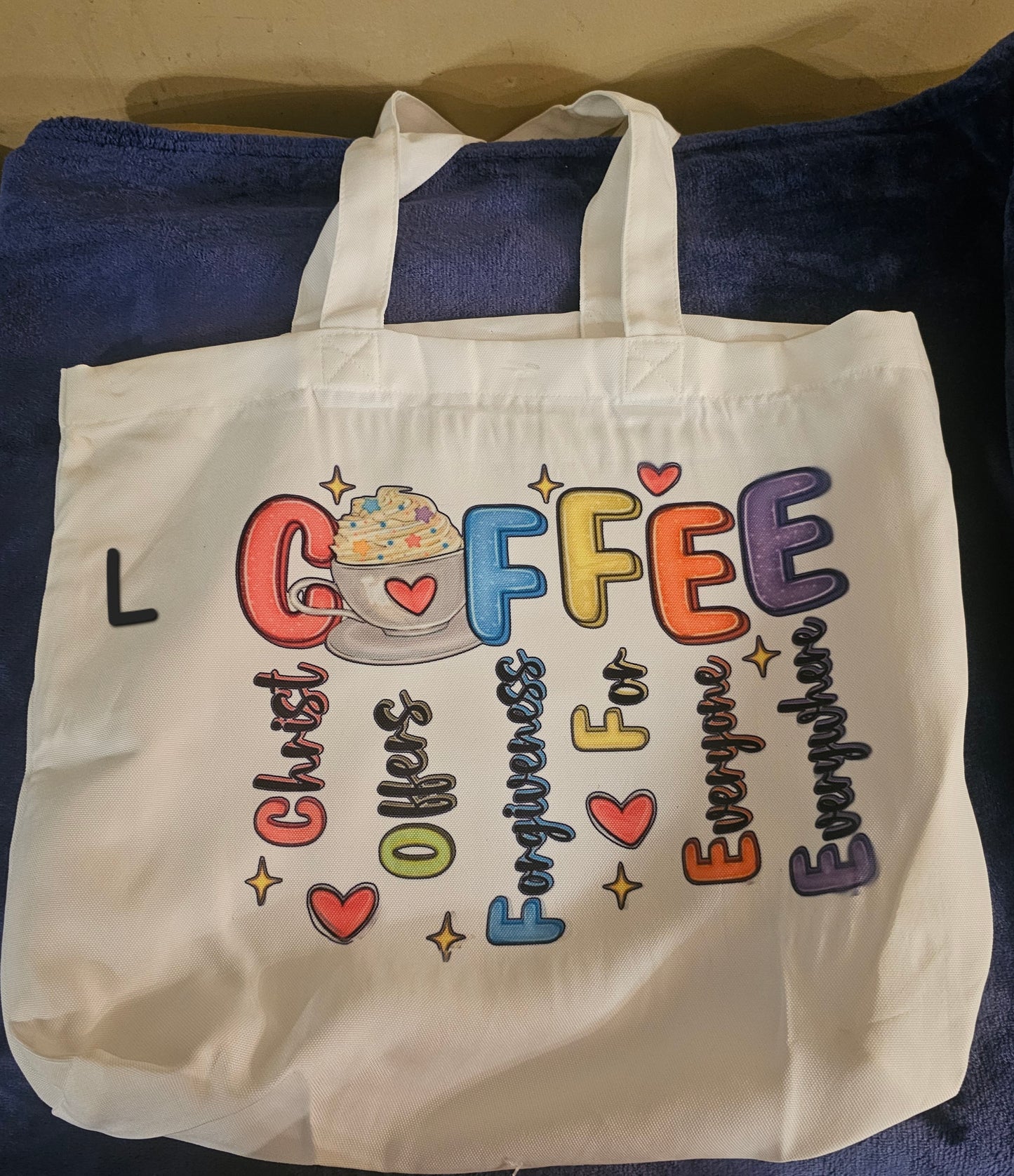 Custom Large Tote Bag | Personalized with Name or Logo | Eco-Friendly Gift