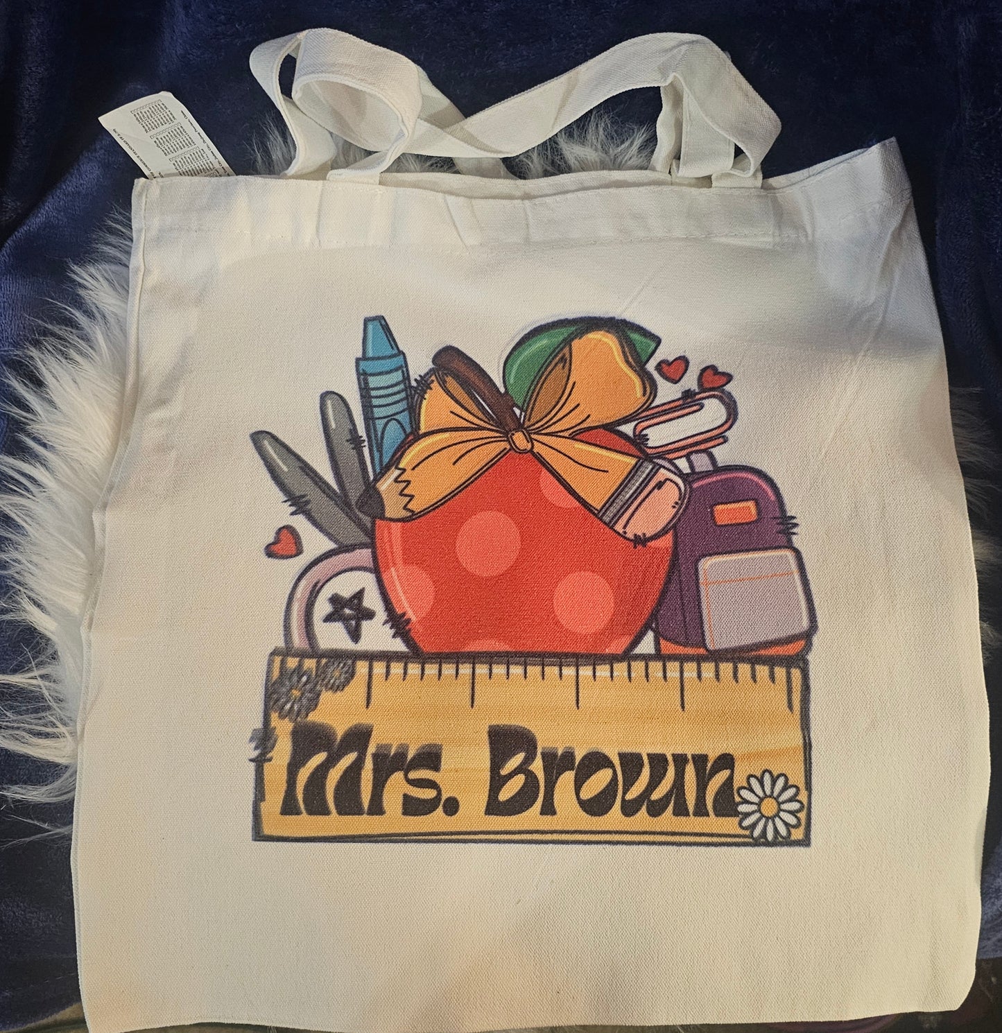 Custom Large Tote Bag | Personalized with Name or Logo | Eco-Friendly Gift