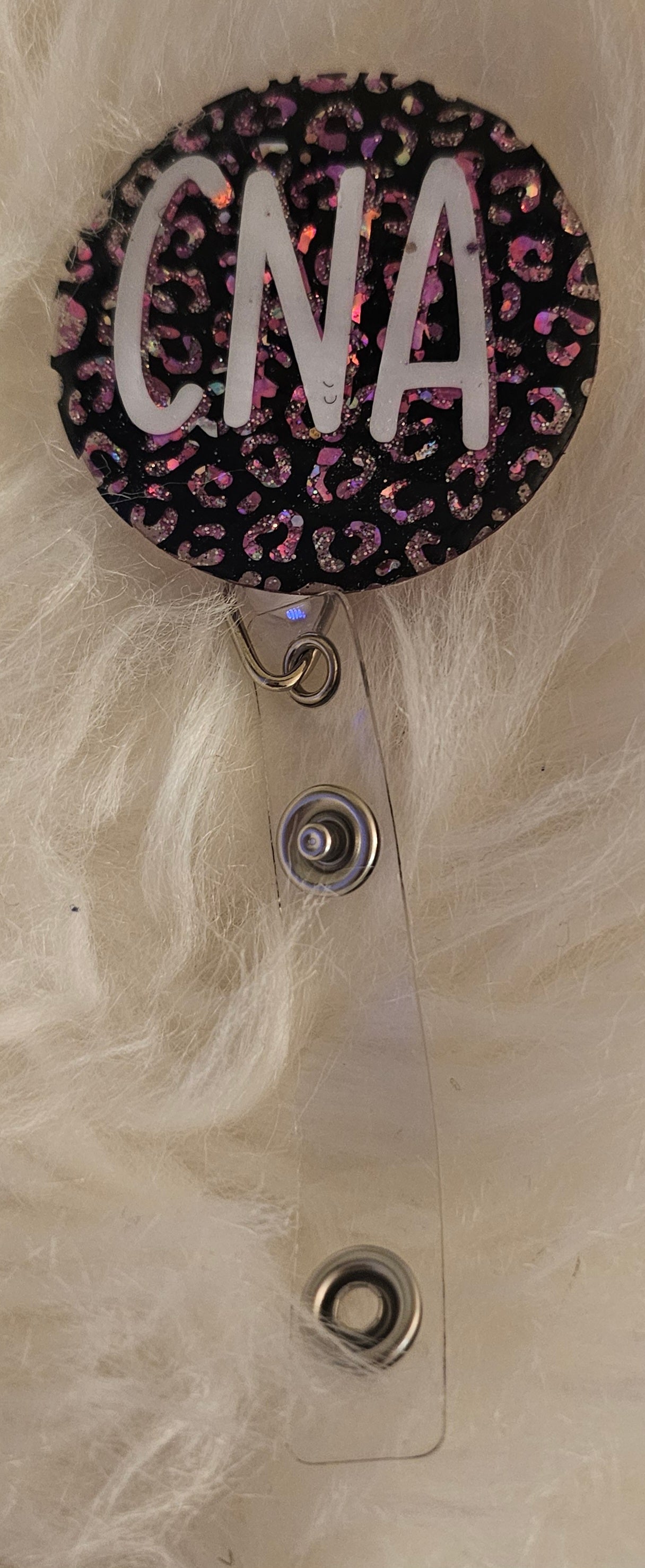 Round Acrylic Resin Badge Reels