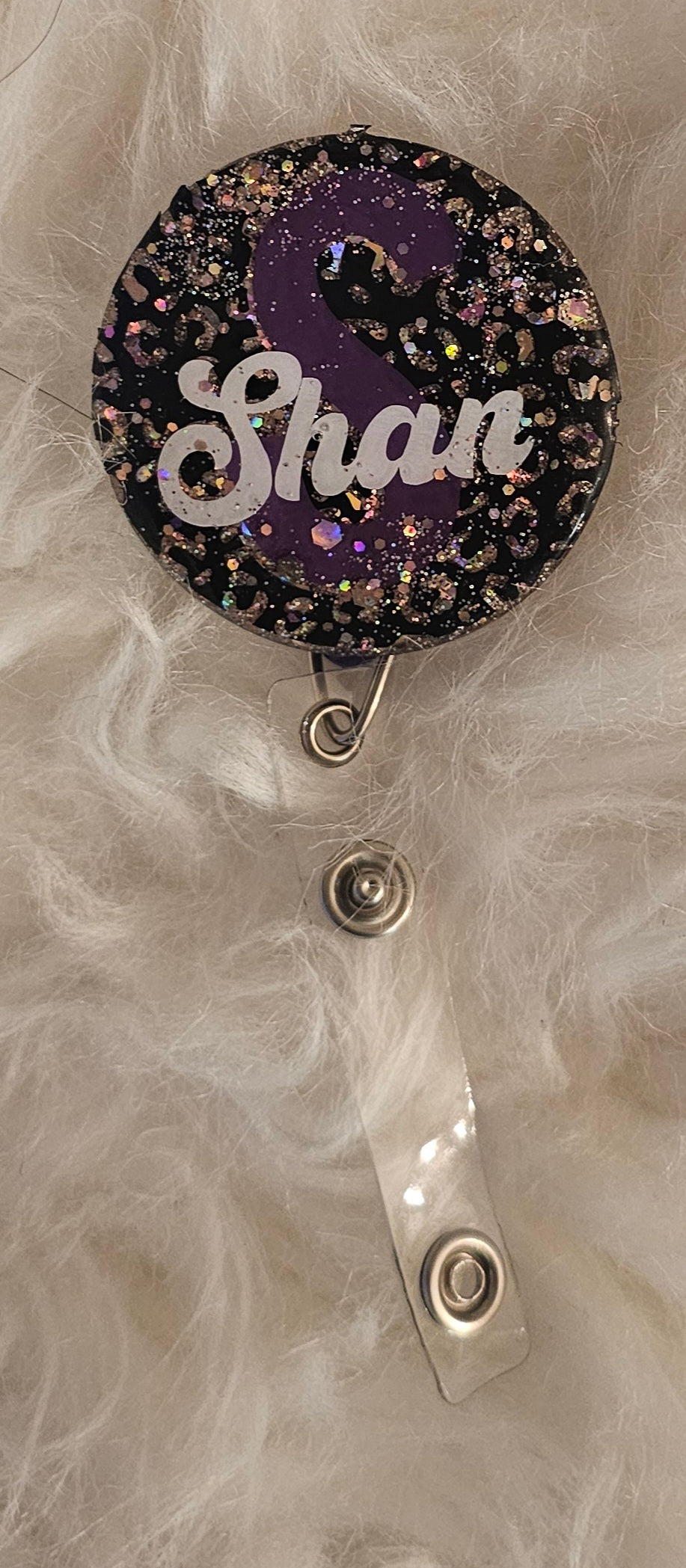 Round Acrylic Resin Badge Reels