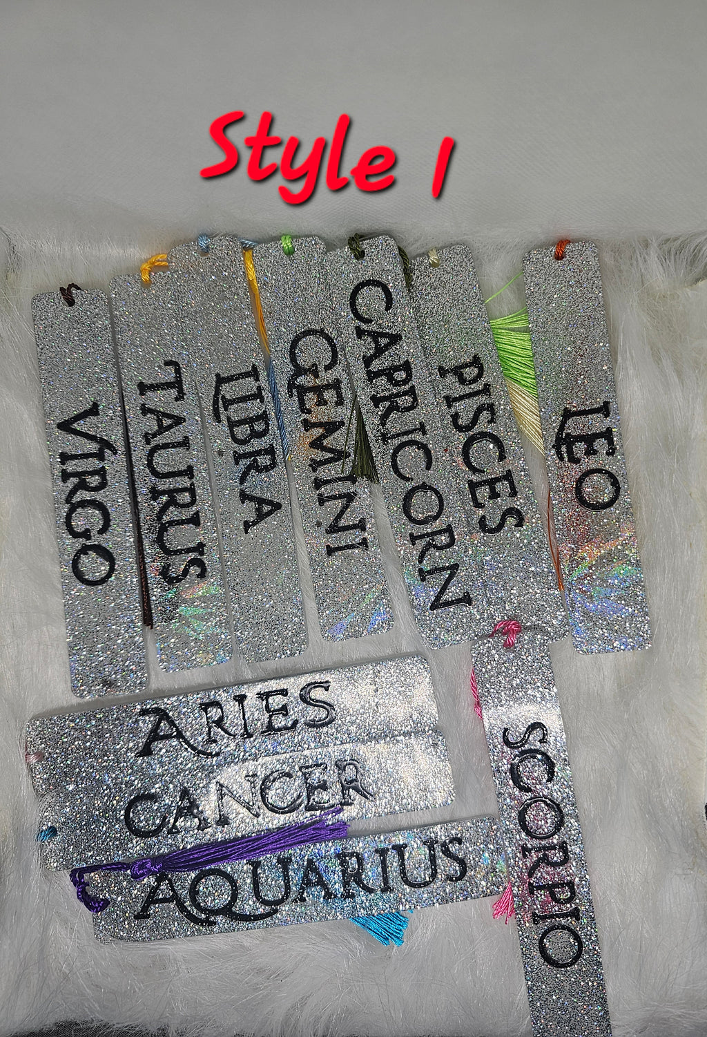 ✨Zodiac Resin Bookmark – Personalized Astrology Gift with Tassel✨