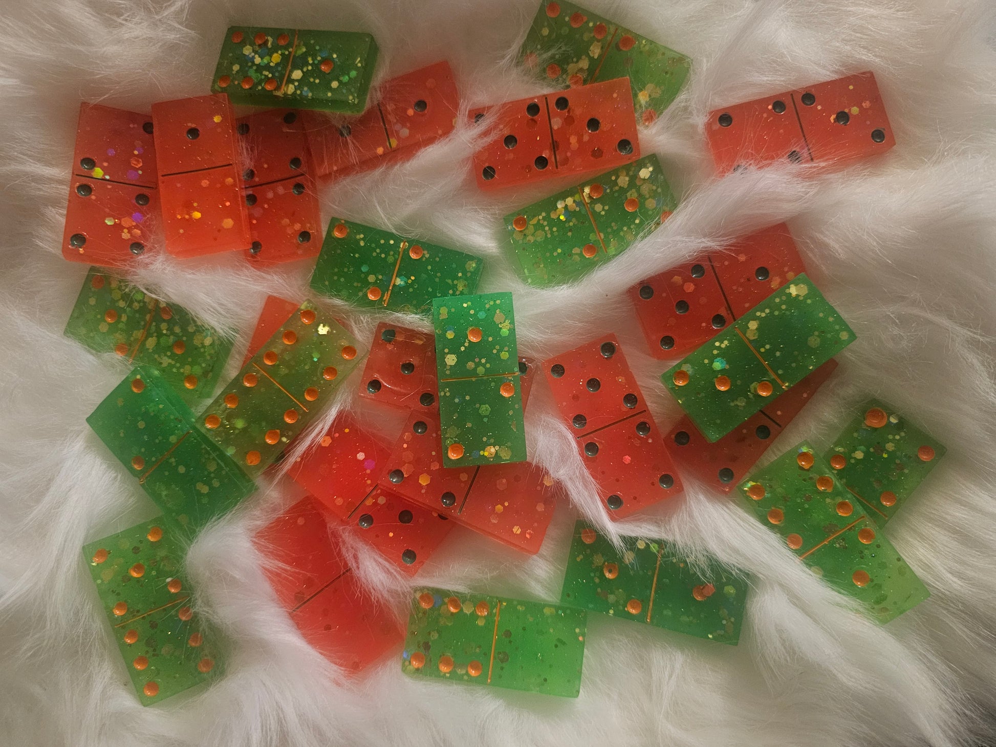 ✨Custom Resin Dominoes Set – Handmade Personalized Dominoes ✨