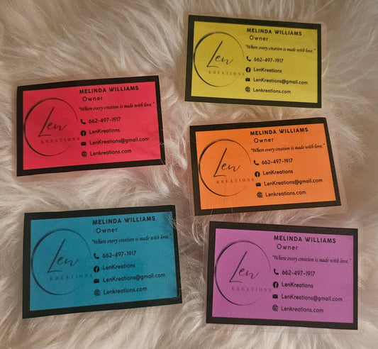 ✨Business Cards – Personalized for Your Brand ✨