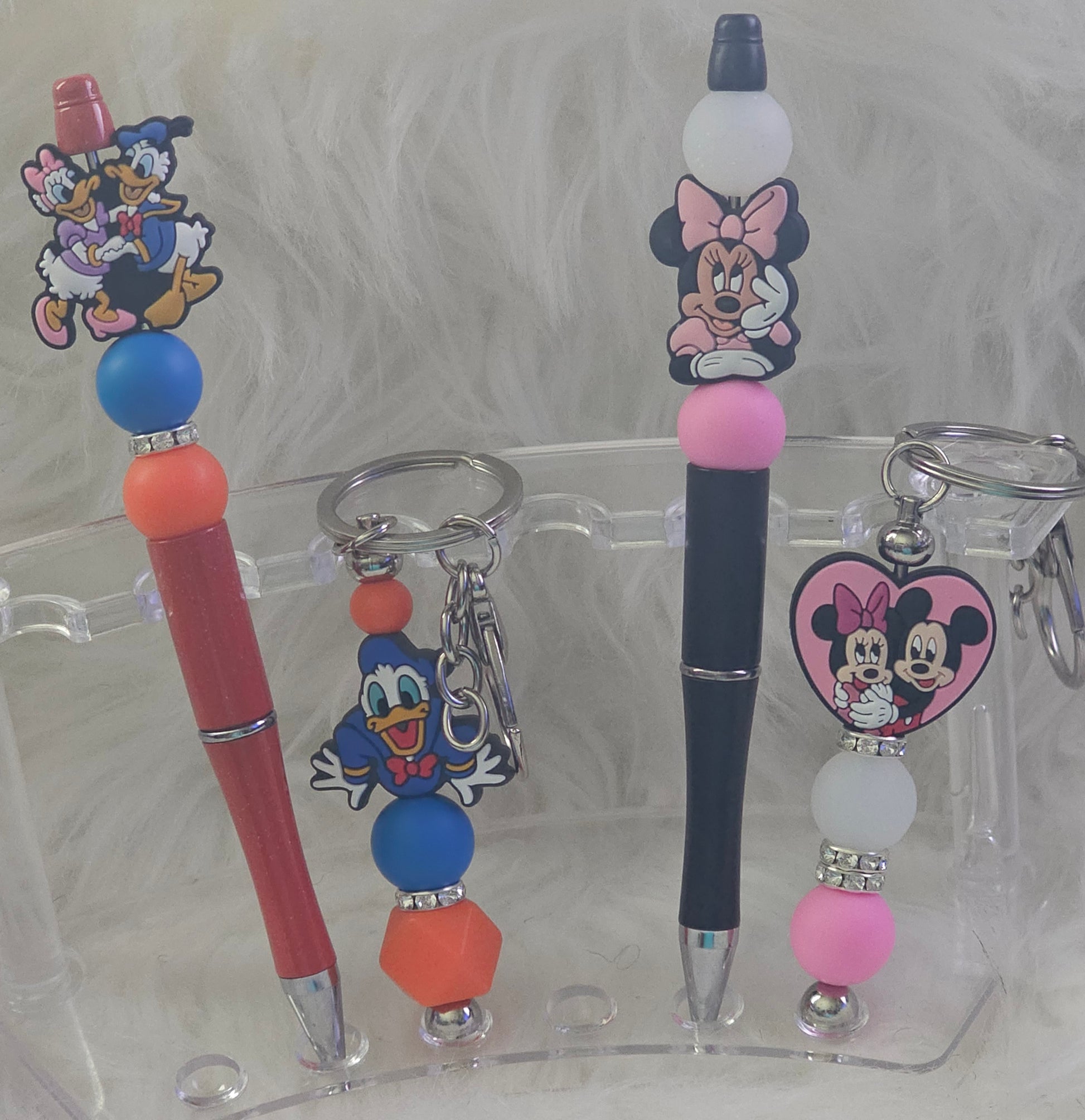 ✨ Matching Beadable Pen & Keychain Set – Stylish & Handmade Gift Combo ✨