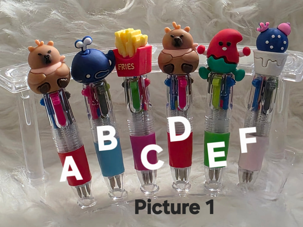 ✨Mini Festive Retro Pens – Light Green, Gray, Light Blue, Pink | Classic Vintage Style, Smooth Writing✨