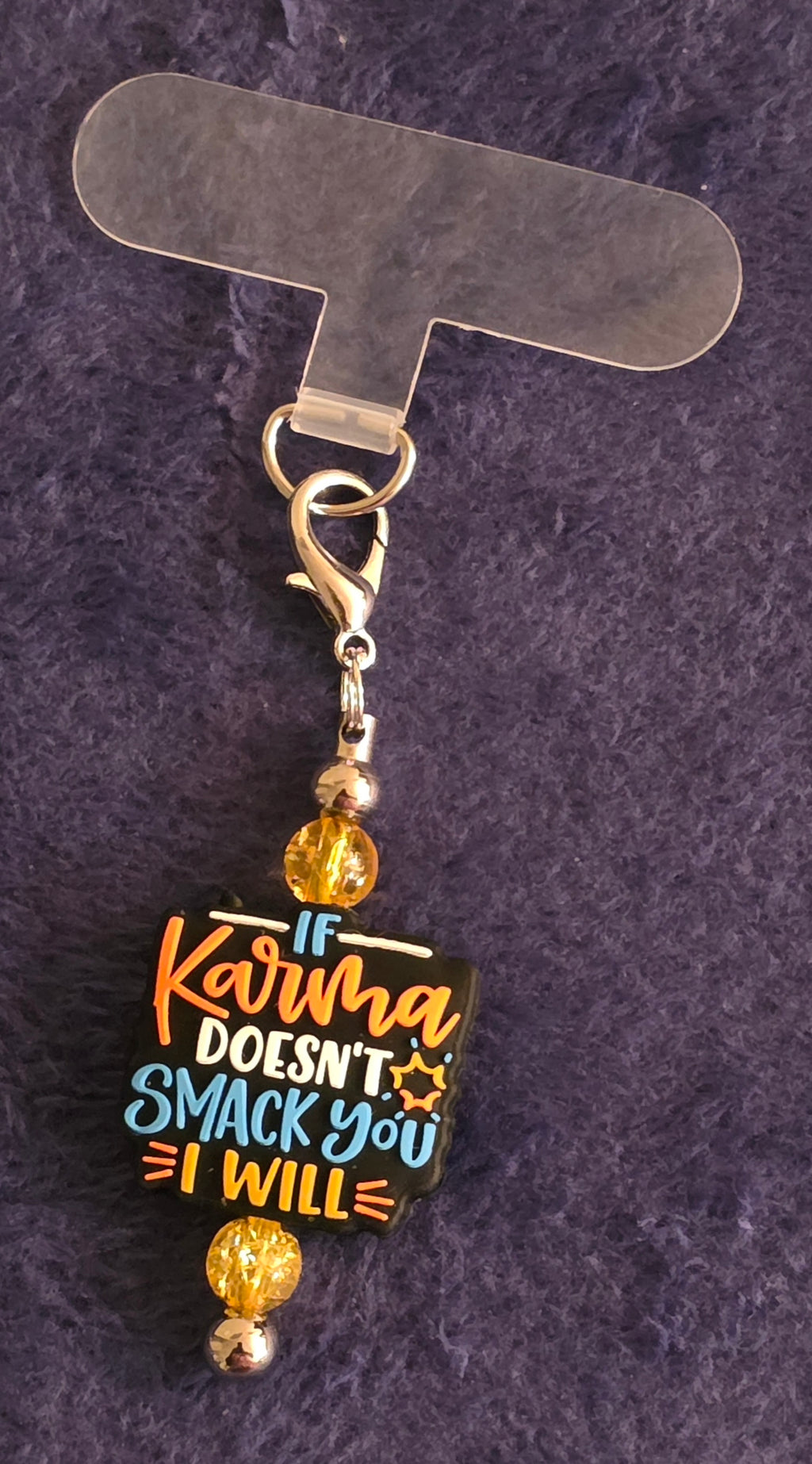 Phone Charm Beadable Tether Tab – Fits Most Cases