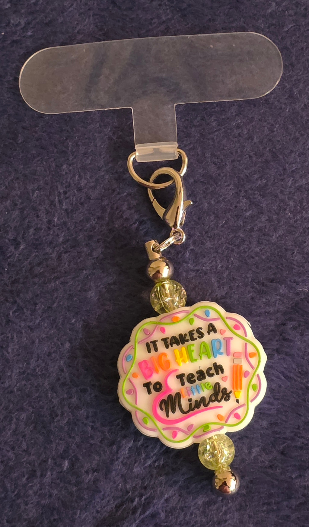 Phone Charm Beadable Tether Tab – Fits Most Cases