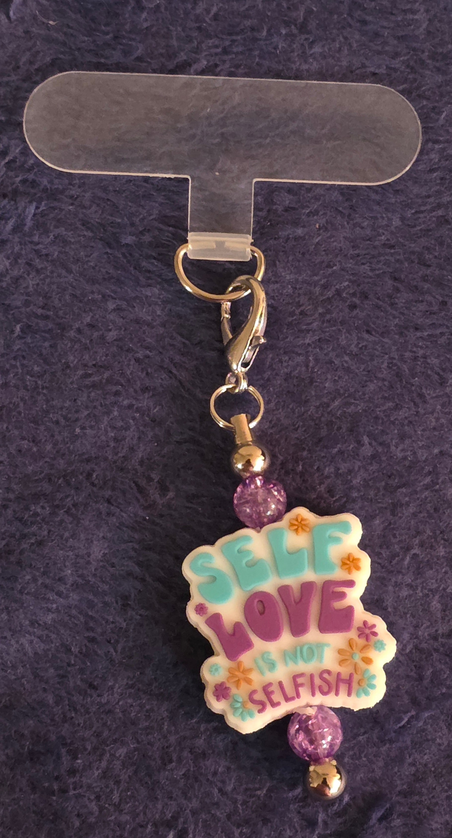 Phone Charm Beadable Tether Tab – Fits Most Cases