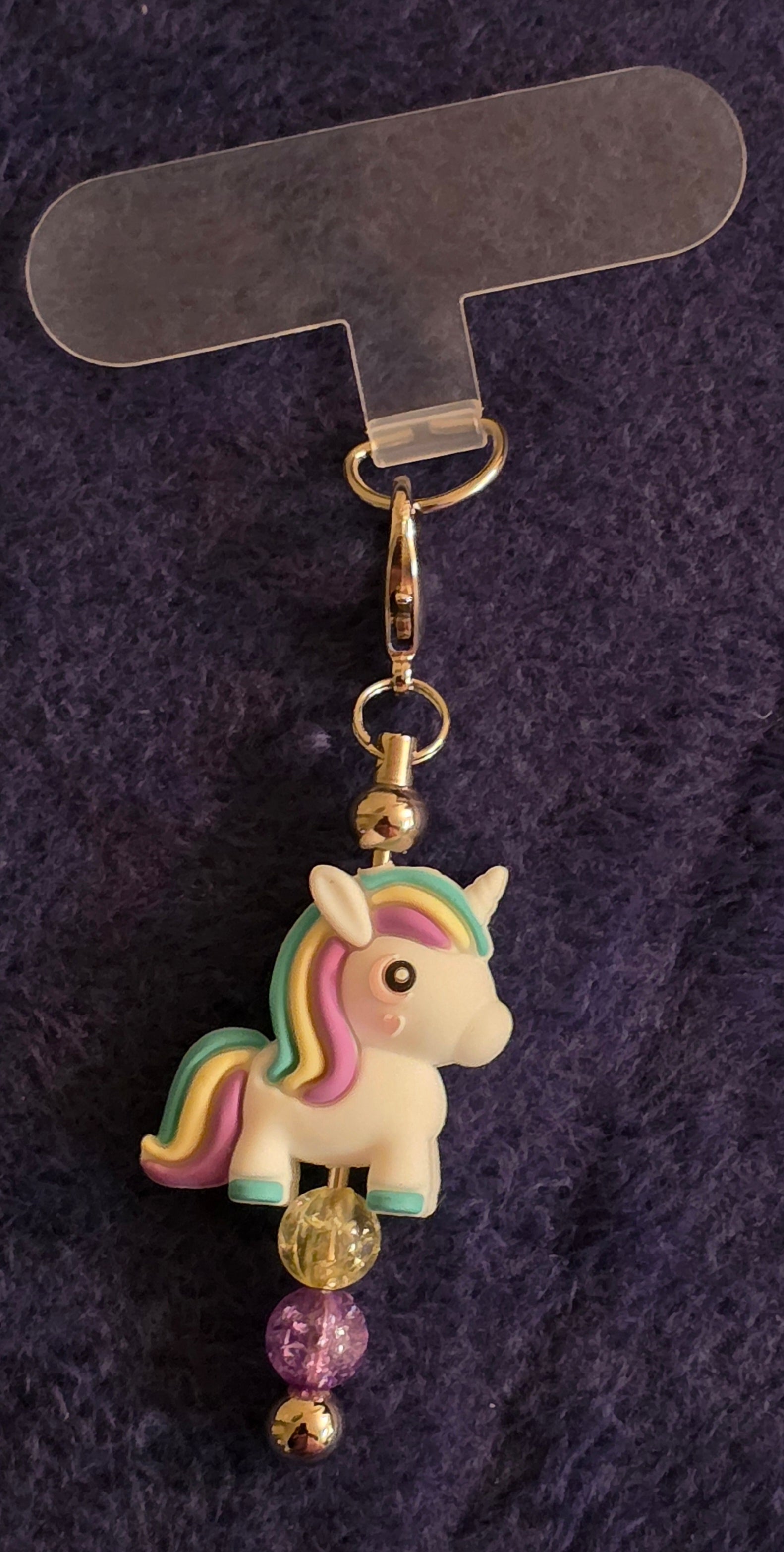 Phone Charm Beadable Tether Tab – Fits Most Cases