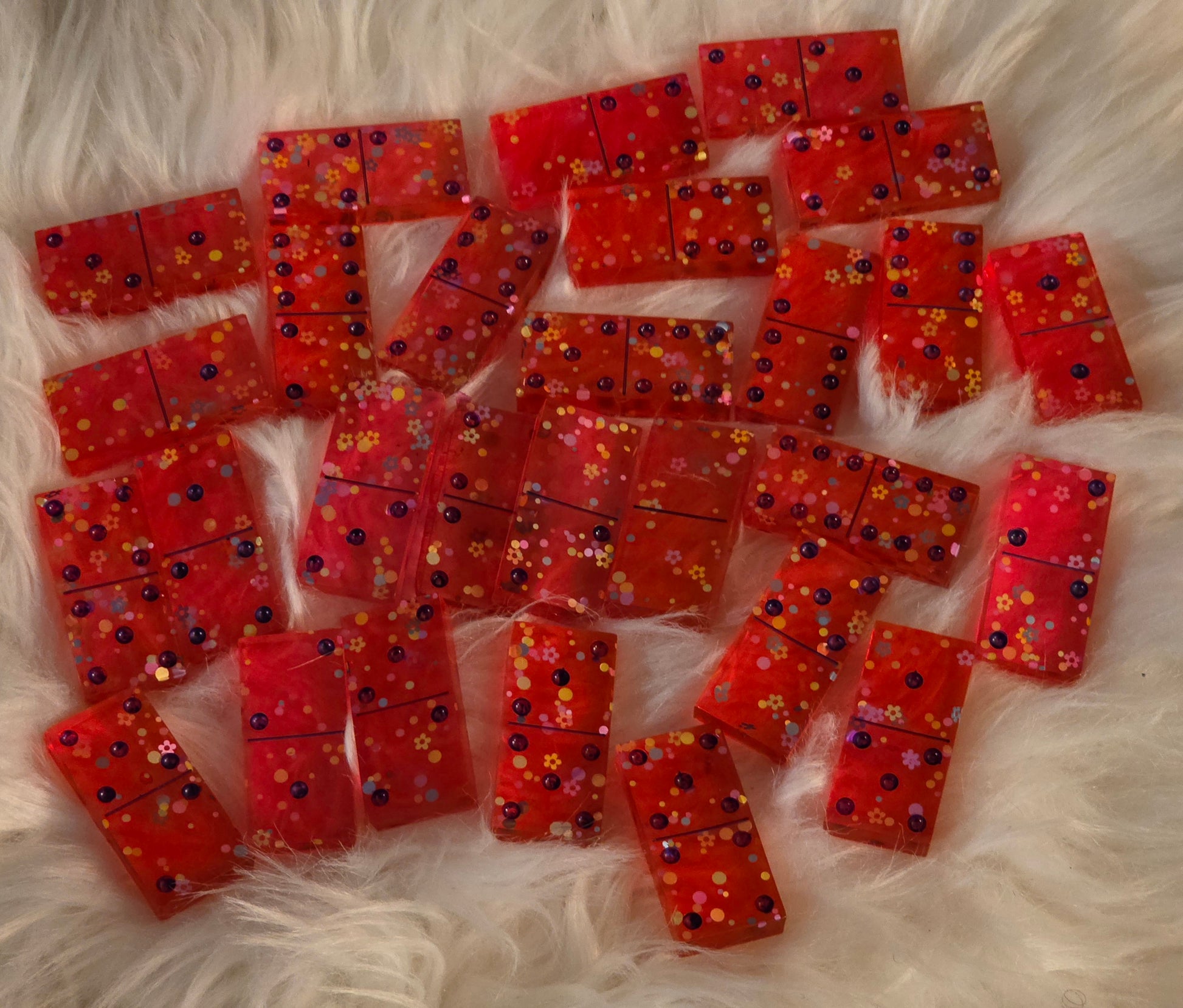 ✨Custom Resin Dominoes Set – Handmade Personalized Dominoes ✨