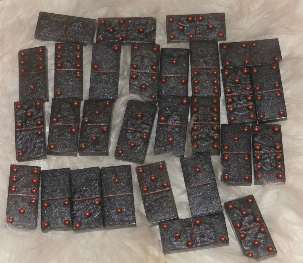 ✨Custom Resin Dominoes Set – Handmade Personalized Dominoes ✨