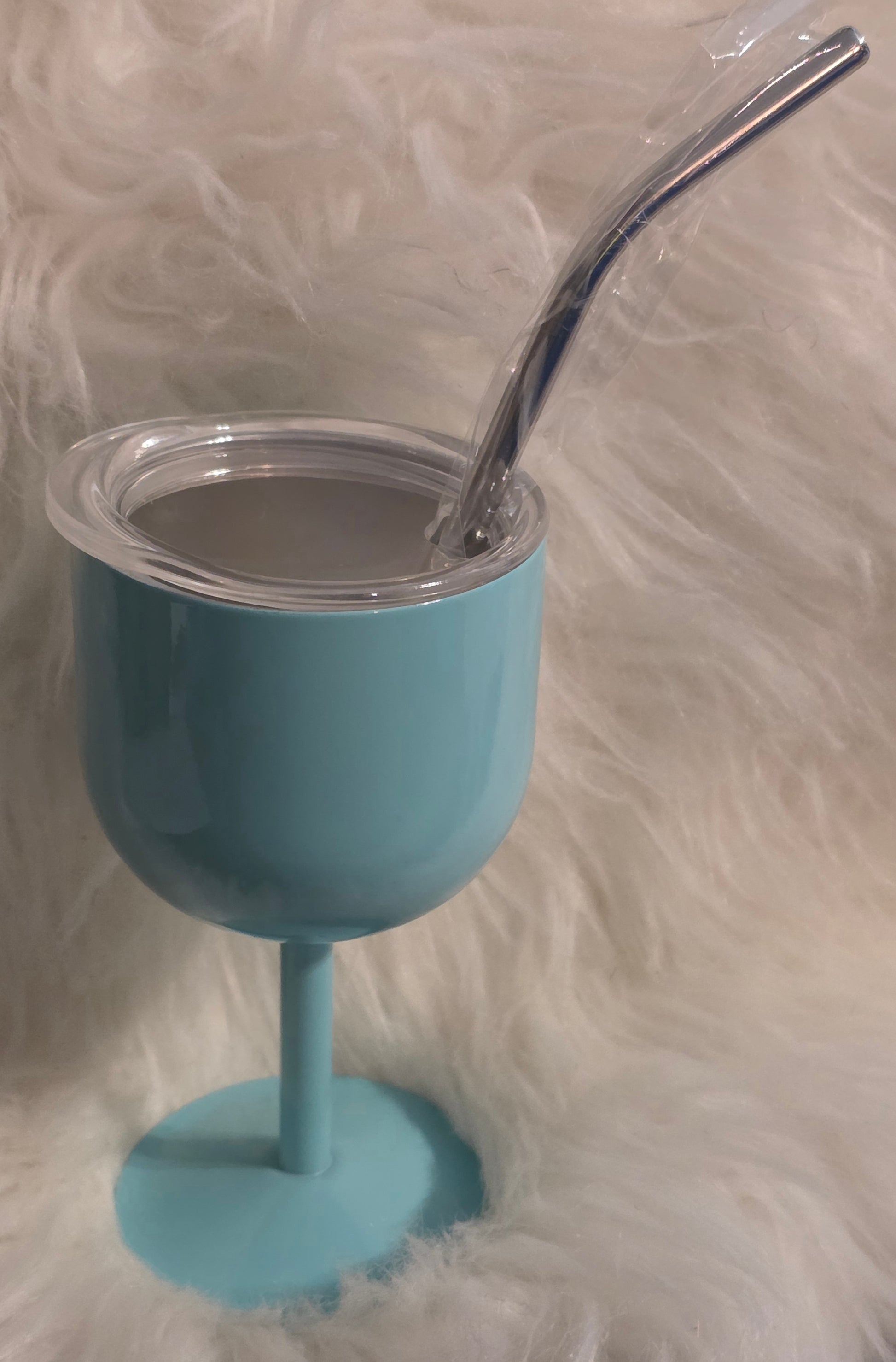 Mini U-Shaped Stainless Steel Double Wall Shot Glass with Straw – Insulated Metal Mini Tumbler