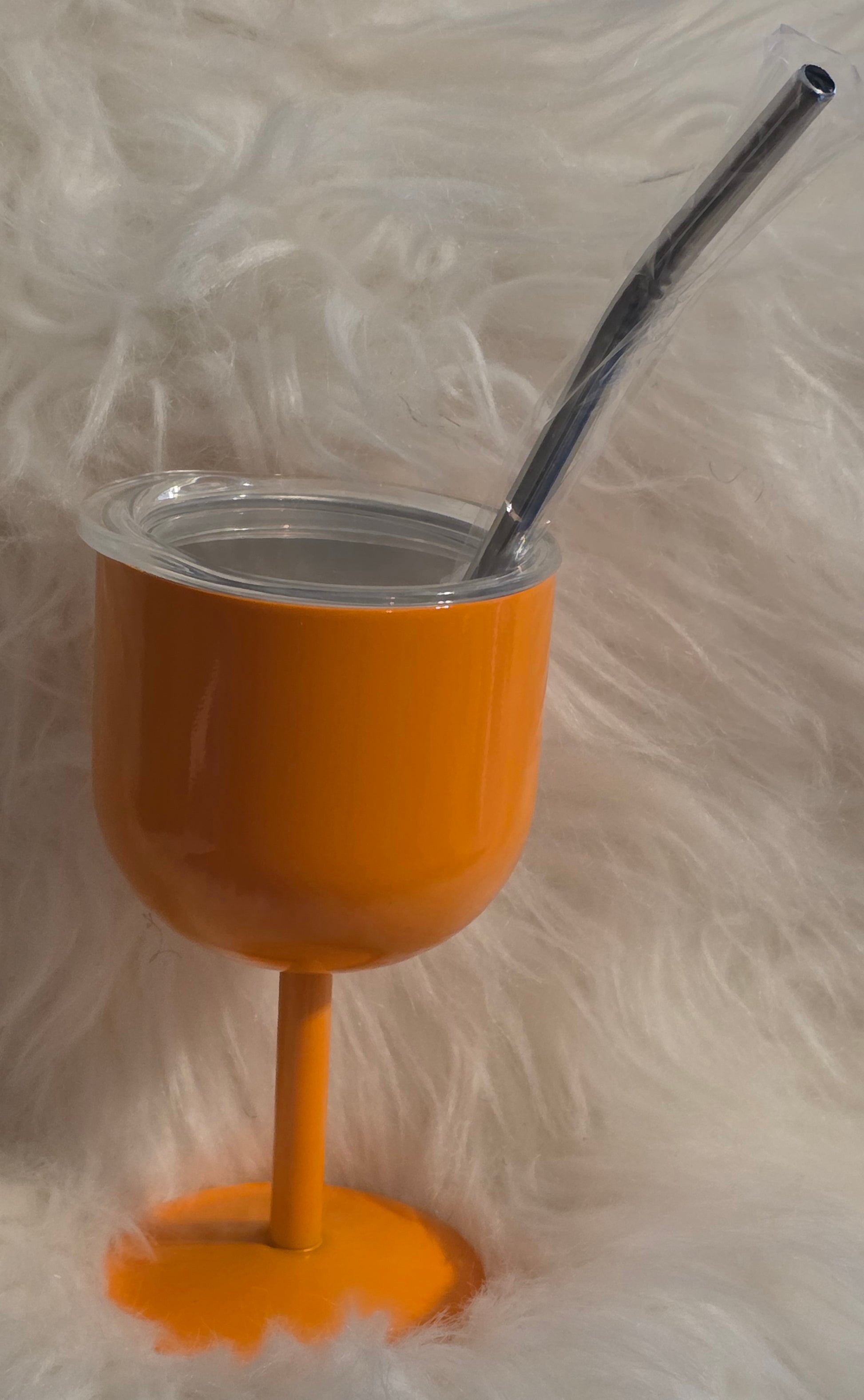 Mini U-Shaped Stainless Steel Double Wall Shot Glass with Straw – Insulated Metal Mini Tumbler