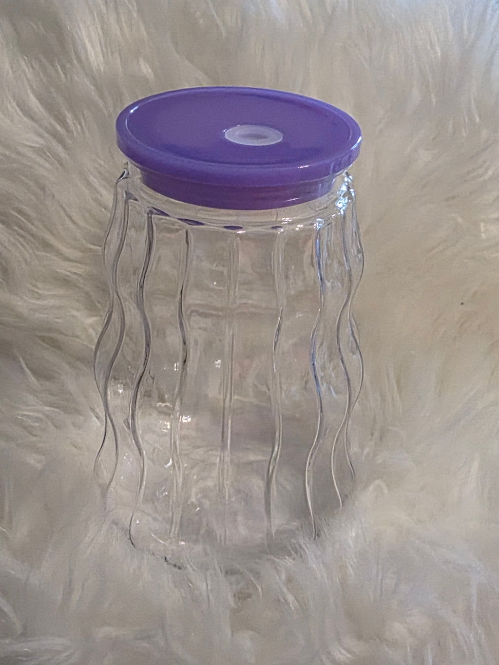 18oz Cloud Pattern Clear Tumblers – Transparent Single Layer Cup with Lid & Straw