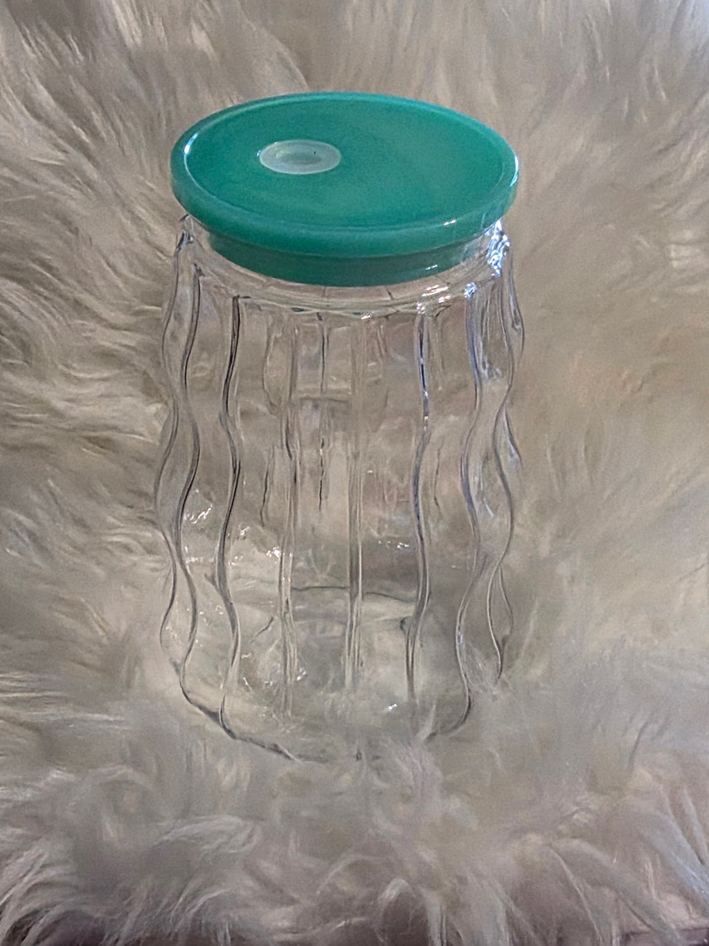 18oz Cloud Pattern Clear Tumblers – Transparent Single Layer Cup with Lid & Straw