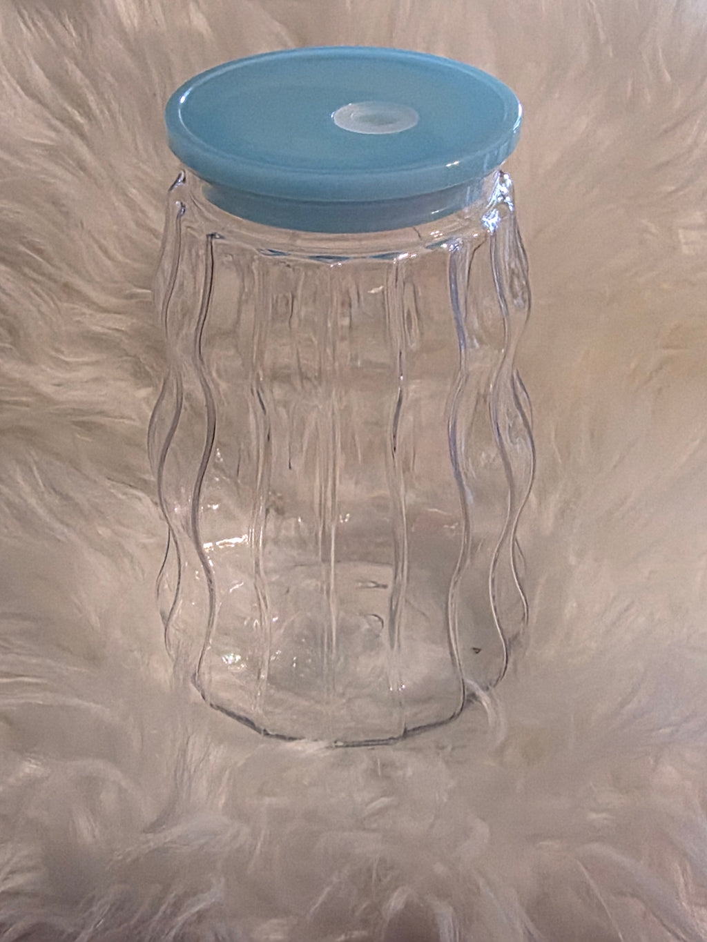 18oz Cloud Pattern Clear Tumblers – Transparent Single Layer Cup with Lid & Straw