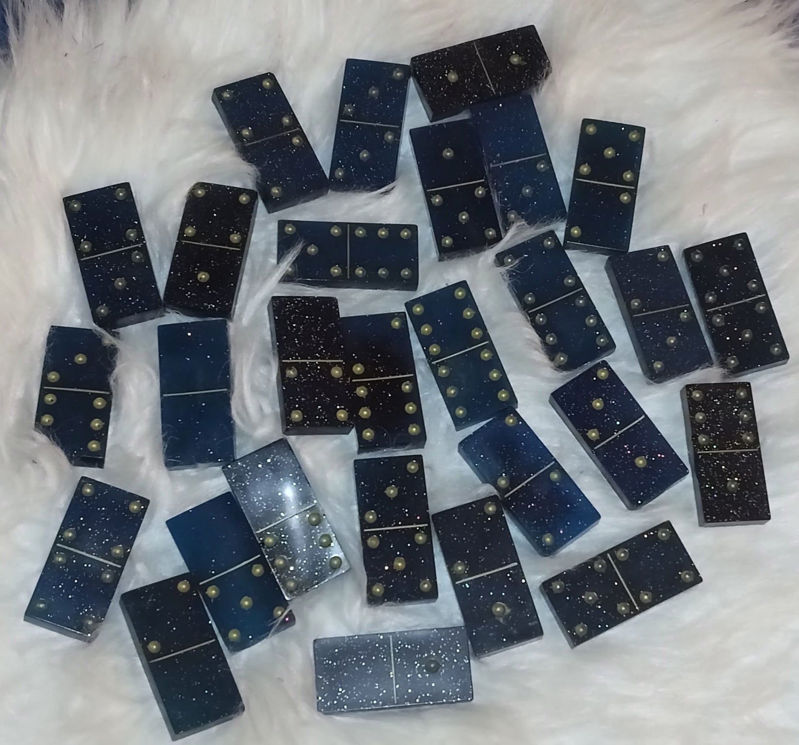 ✨Custom Resin Dominoes Set – Handmade Personalized Dominoes ✨