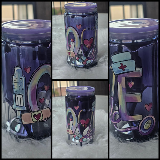 ✨16oz Snow Globe Tumbler | Custom Glitter Tumbler | Personalized Double Wall Cup✨