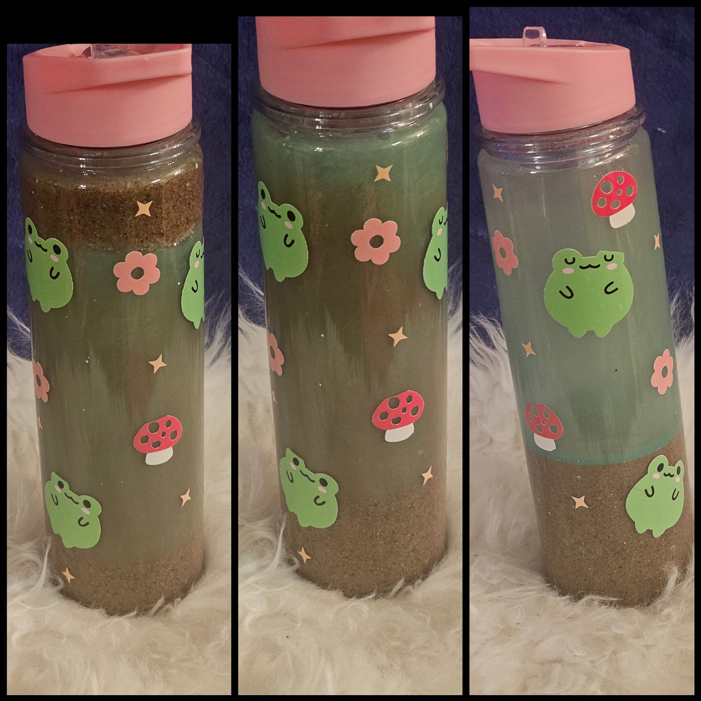 ✨15oz Acrylic Snowglobe Water Bottle✨