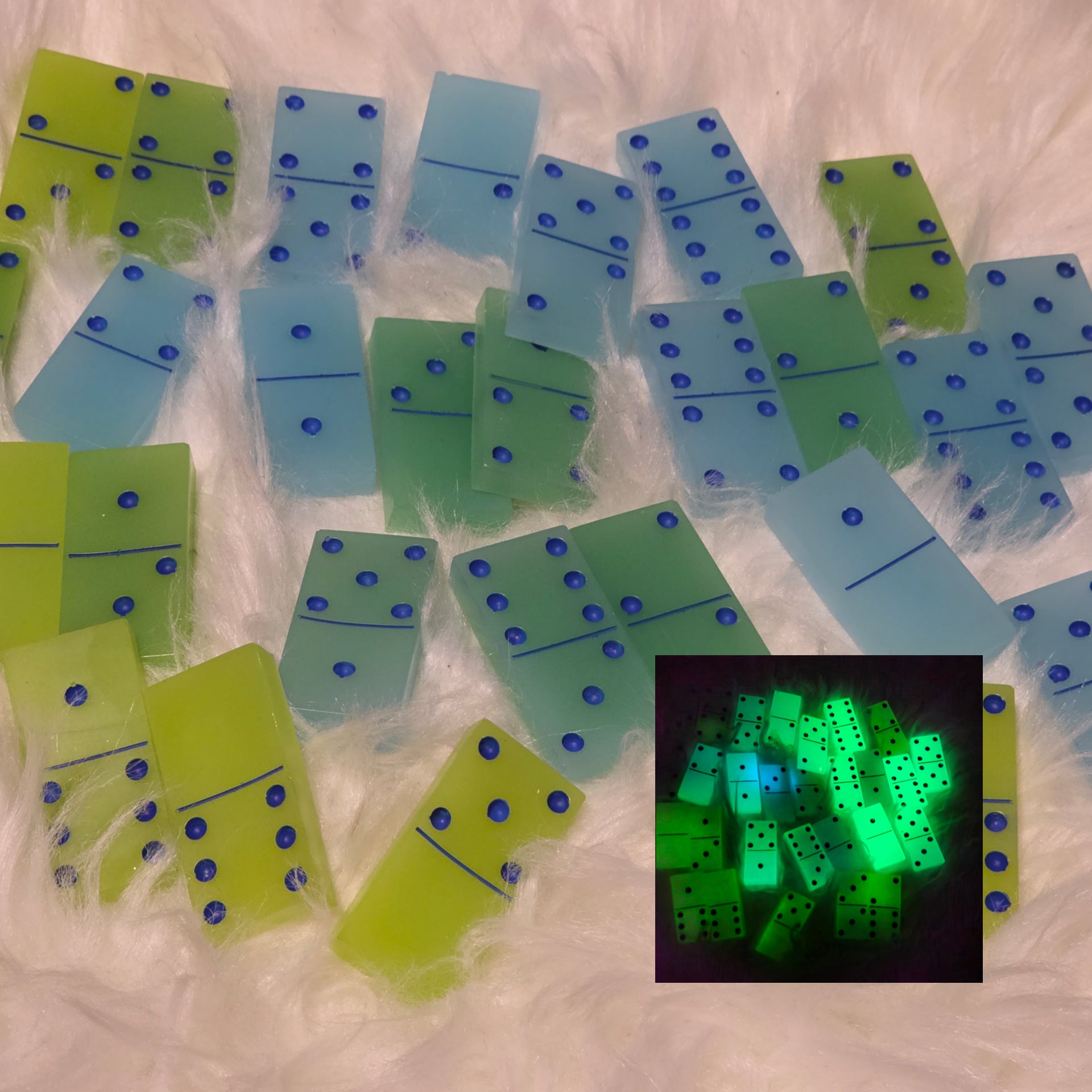 ✨Custom Resin Dominoes Set – Handmade Personalized Dominoes ✨