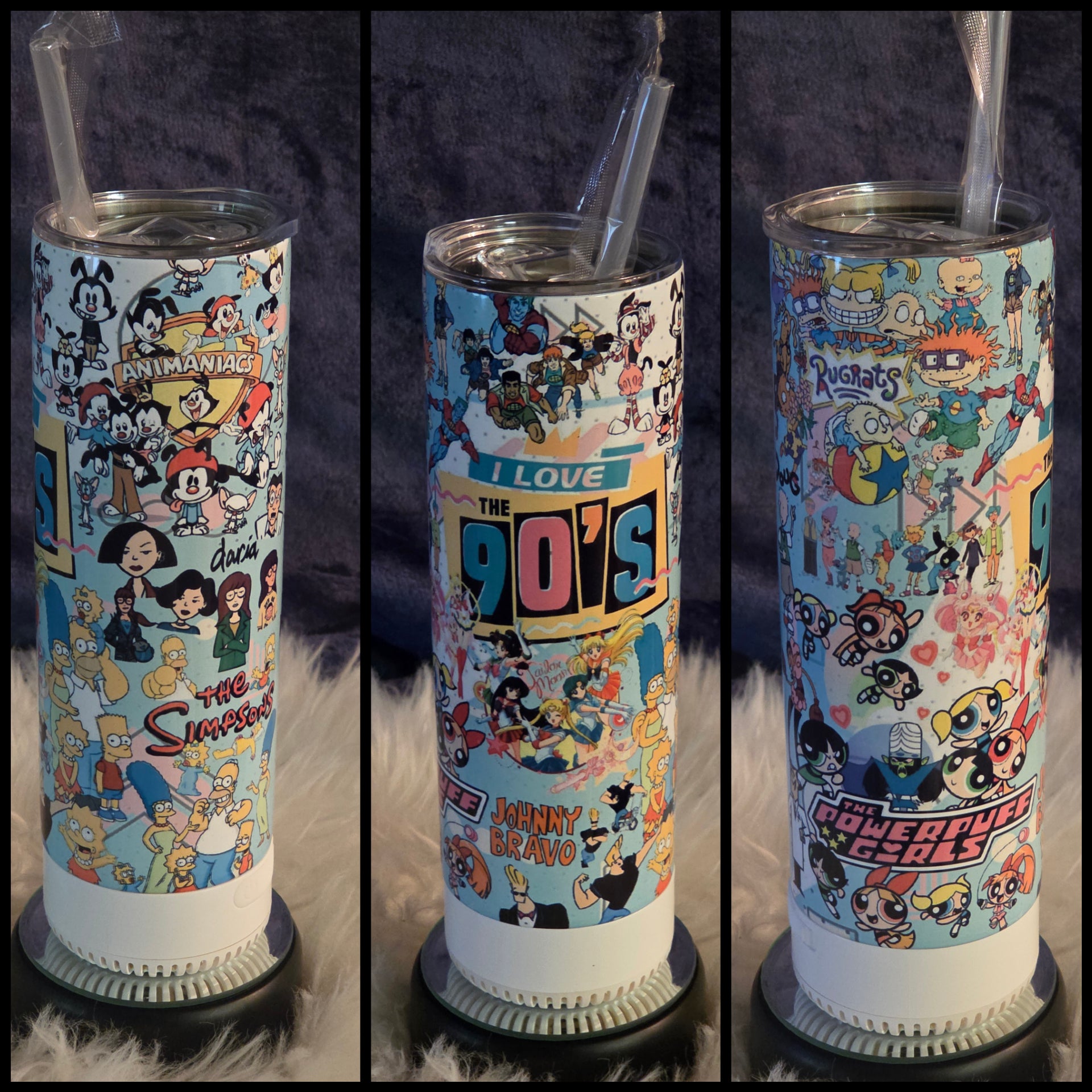 ✨20oz Bluetooth Speaker Tumbler – Customizable Stainless Steel Cup with Detachable Wireless Speaker✨
