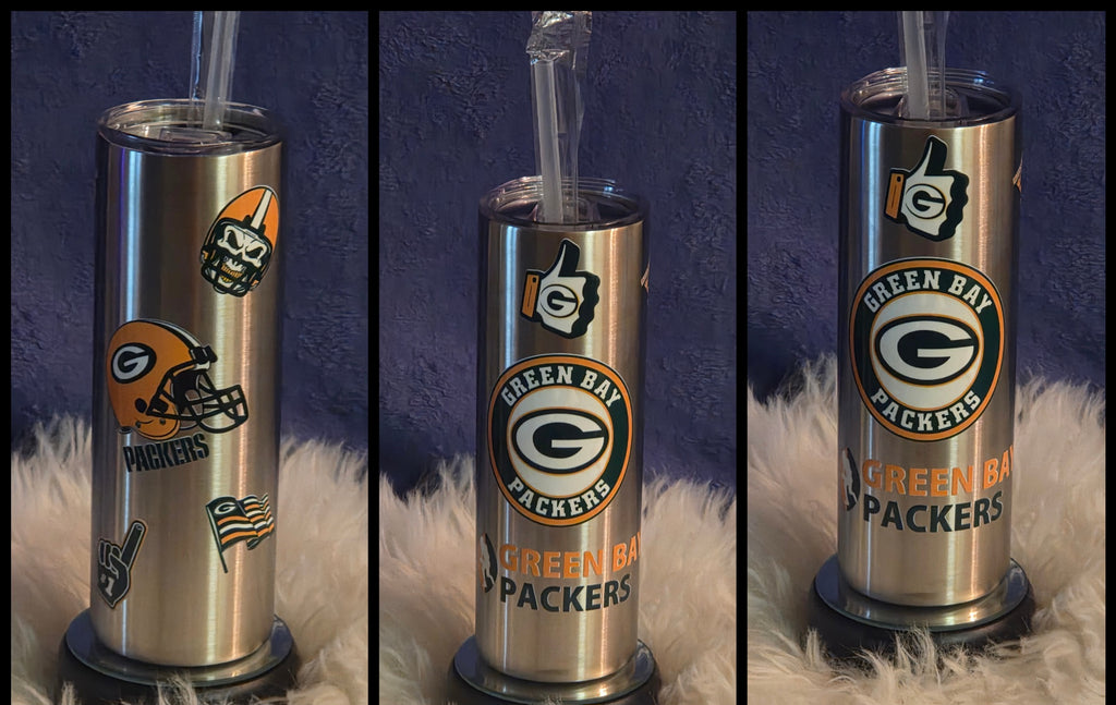 Stainless Steel Tumbler with Lid & Straw