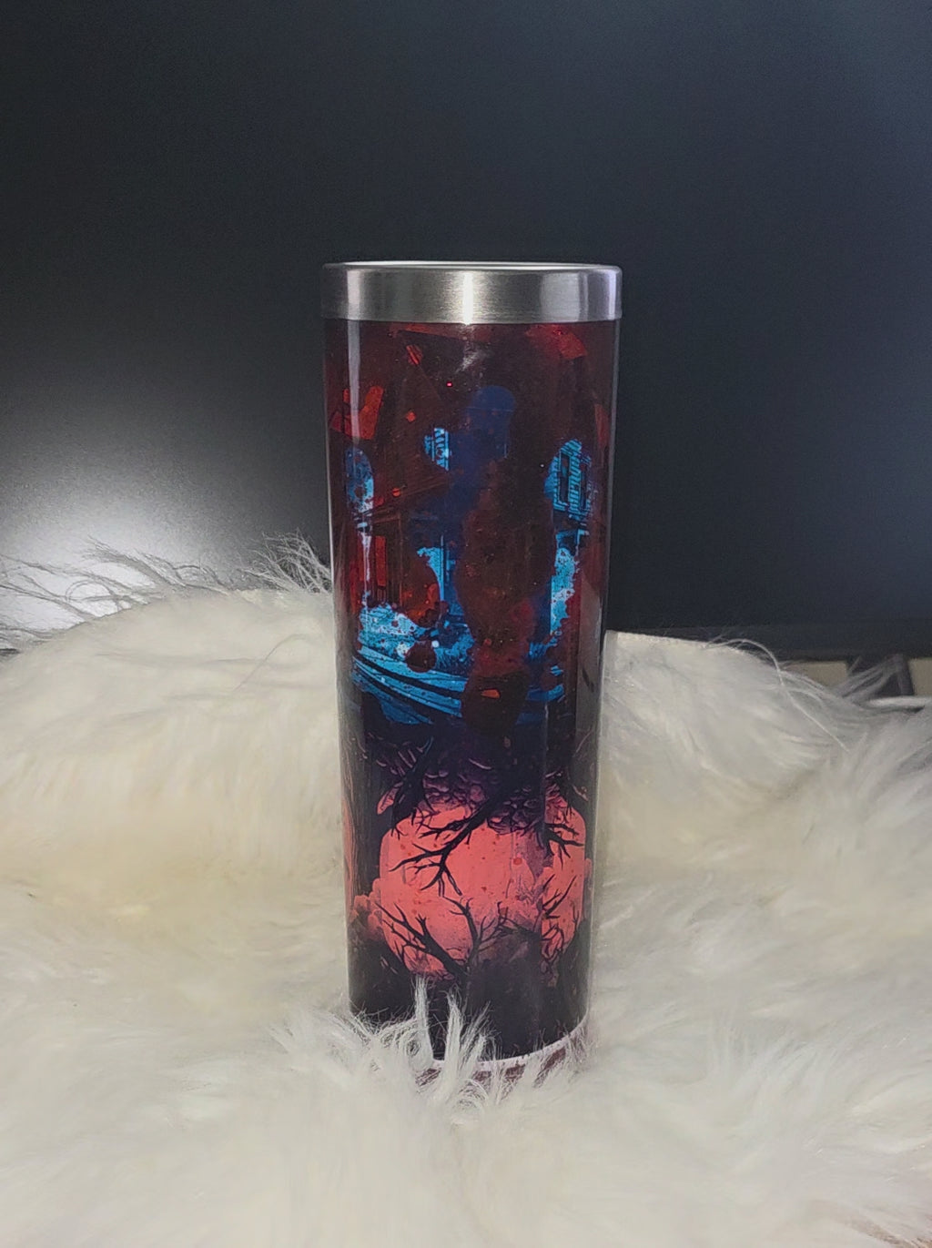 ✨20oz Stainless Snow Globe Tumbler – With or Without Handle✨