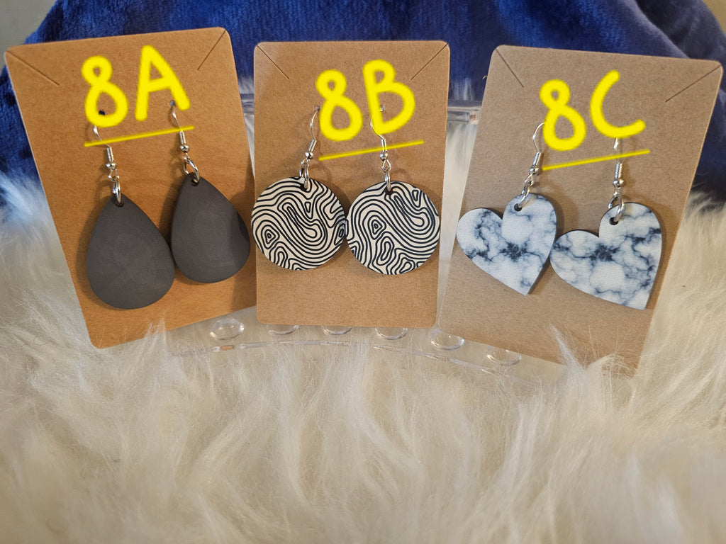 ✨Sublimation Earrings Double-Sided– Heart, Round, or Teardrop | Lightweight, Personalized Jewelry✨