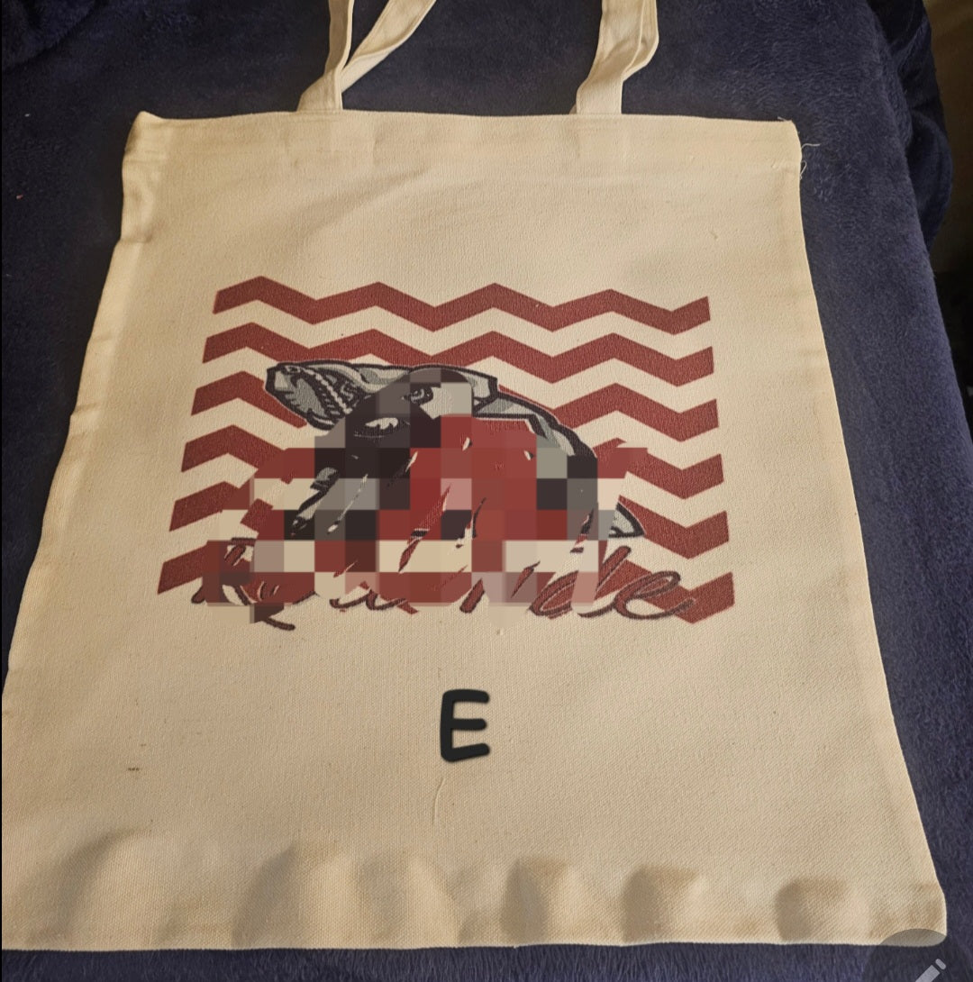 Custom Large Tote Bag | Personalized with Name or Logo | Eco-Friendly Gift