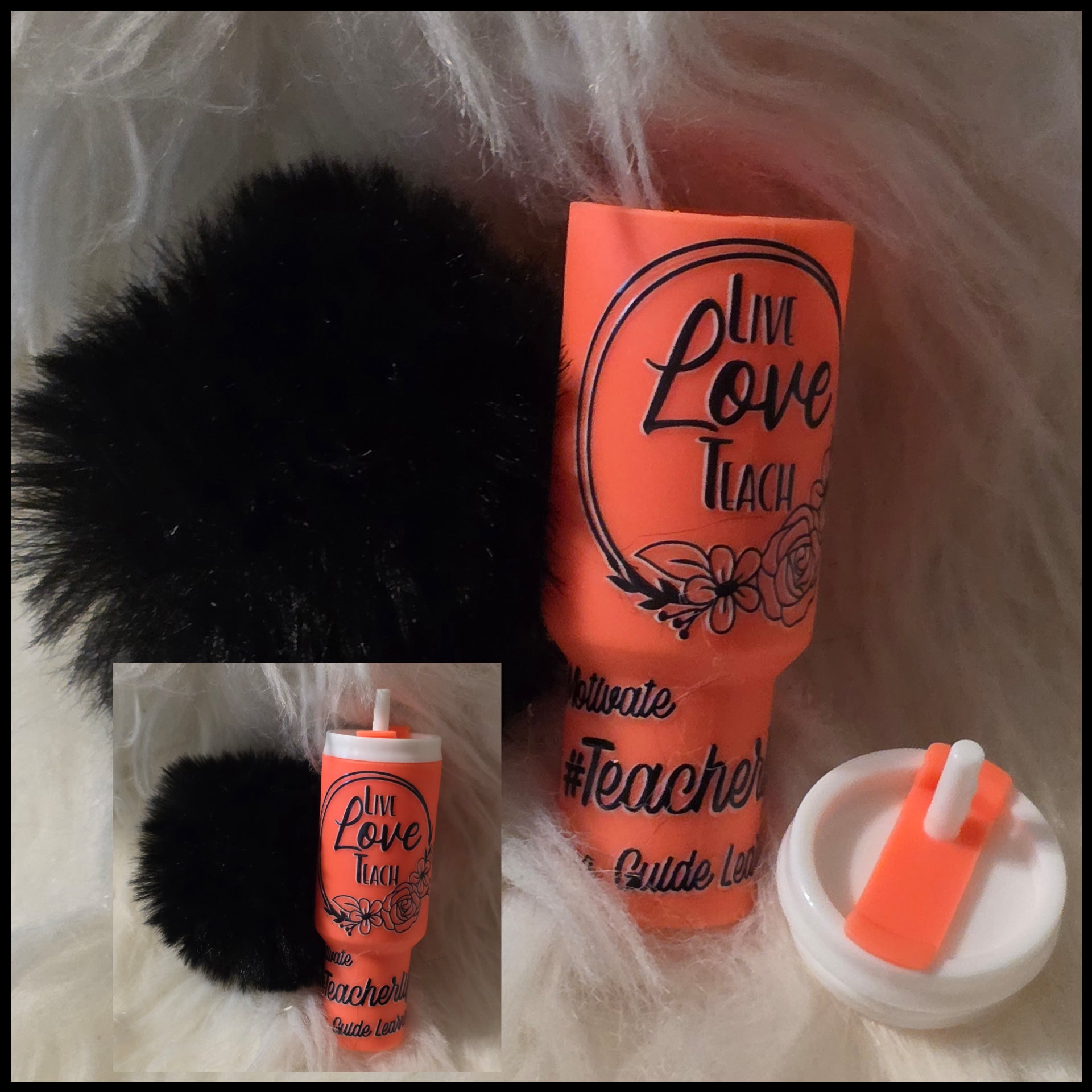 Mini Cup Keychain Holder – Lipstick, Cosmetics & Small Essentials Storage