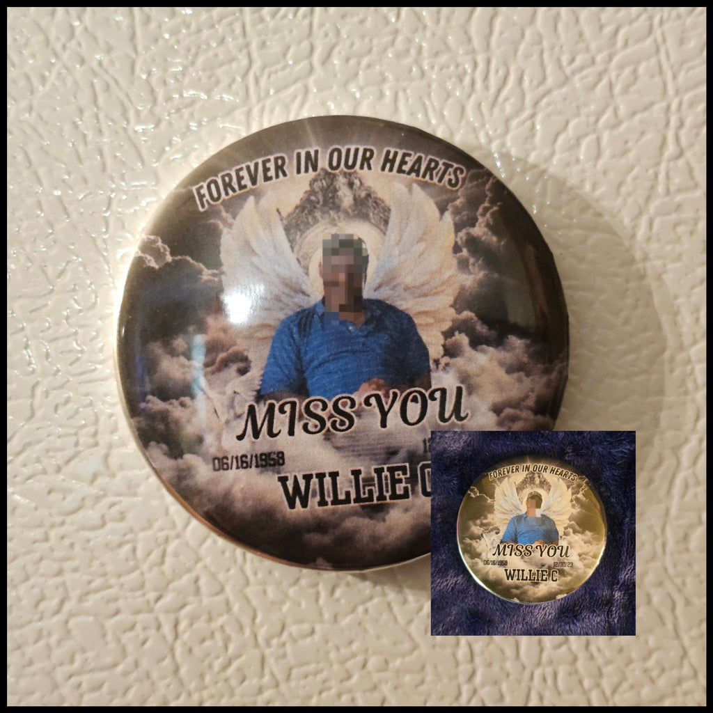 ✨ Personalized Magnets, Keychain or Buttons – Custom Photo, Logo, or Design | Perfect Gift & Keepsake✨