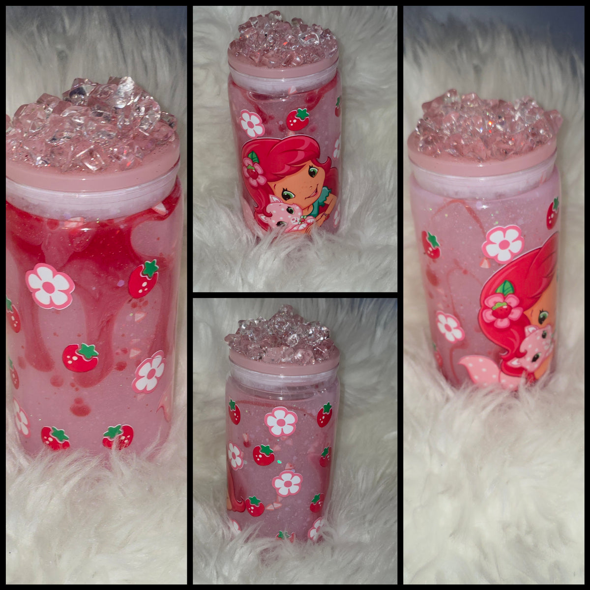 ✨16oz Snow Globe Tumbler | Custom Glitter Tumbler | Personalized Double Wall Cup✨