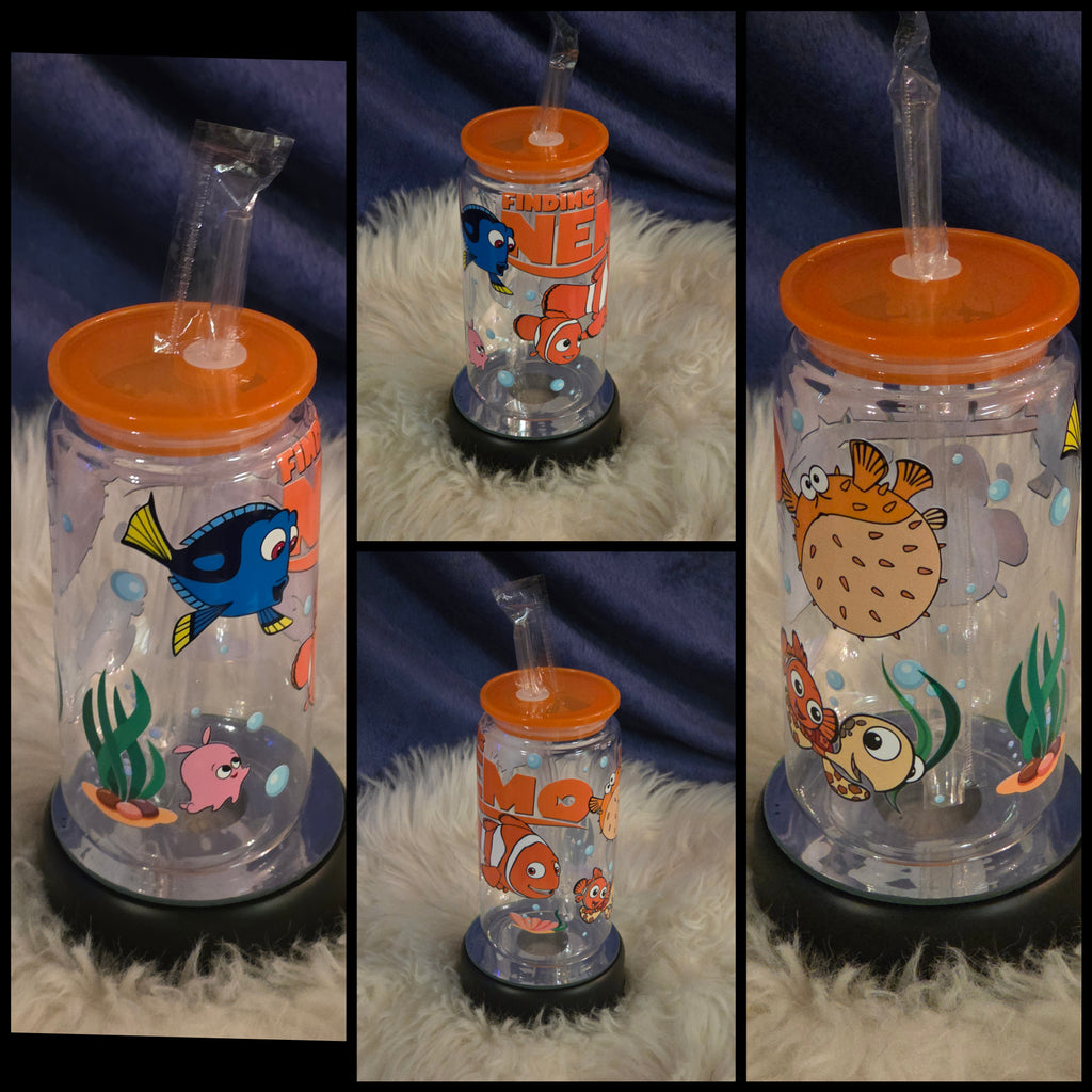16oz Acrylic Drinking Tumbler | Multiple Cute Designs Available