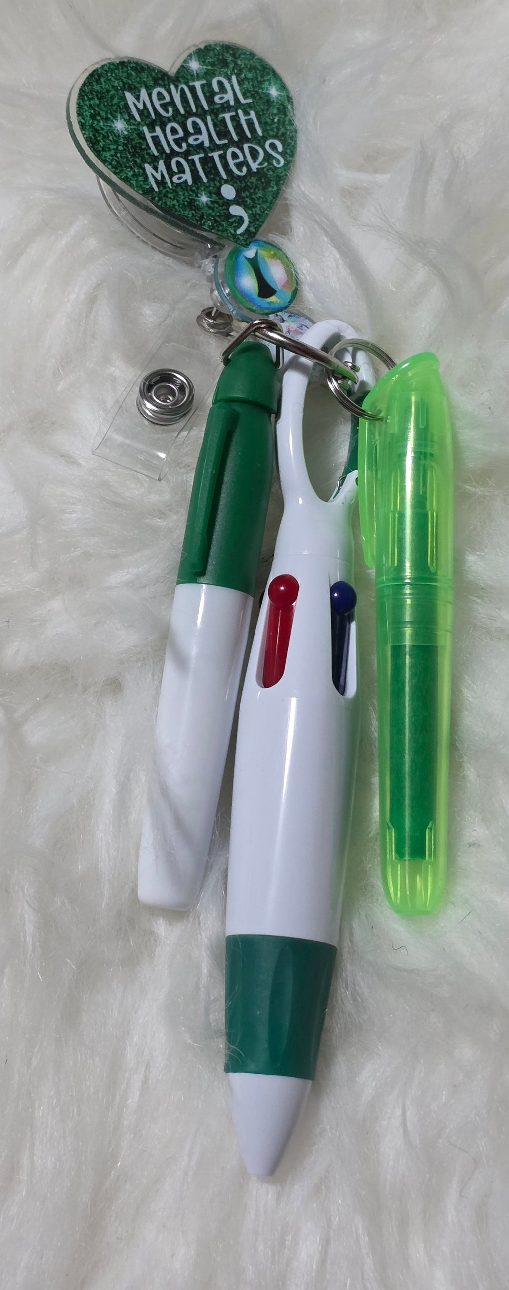 Nurse Essentials Badge Reel Set