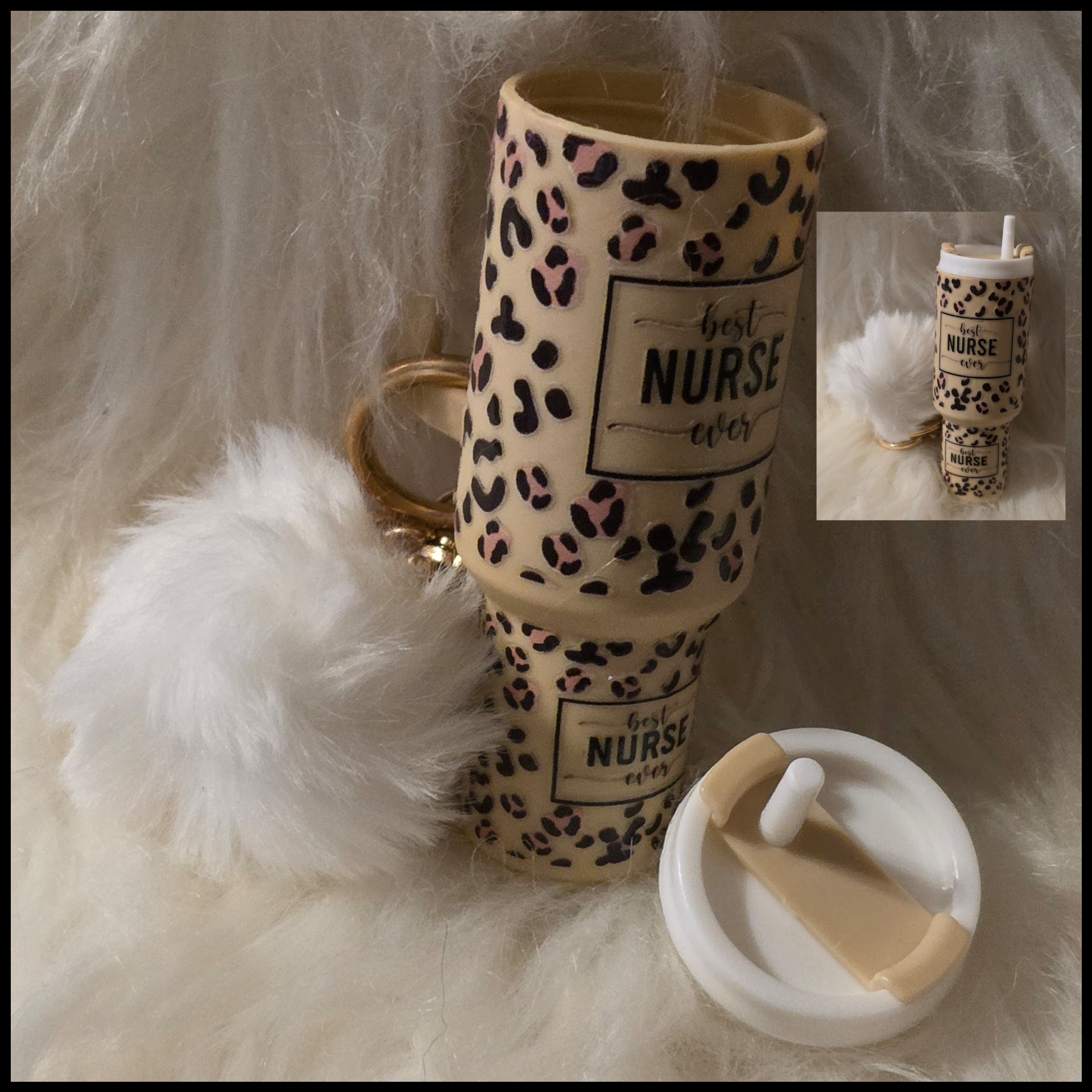 Mini Cup Keychain Holder – Lipstick, Cosmetics & Small Essentials Storage