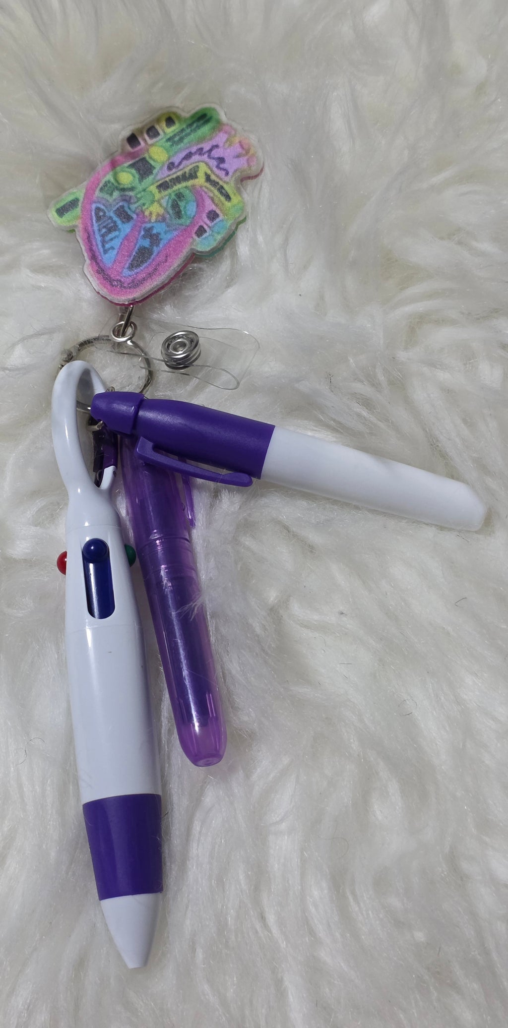 Nurse Essentials Badge Reel Set