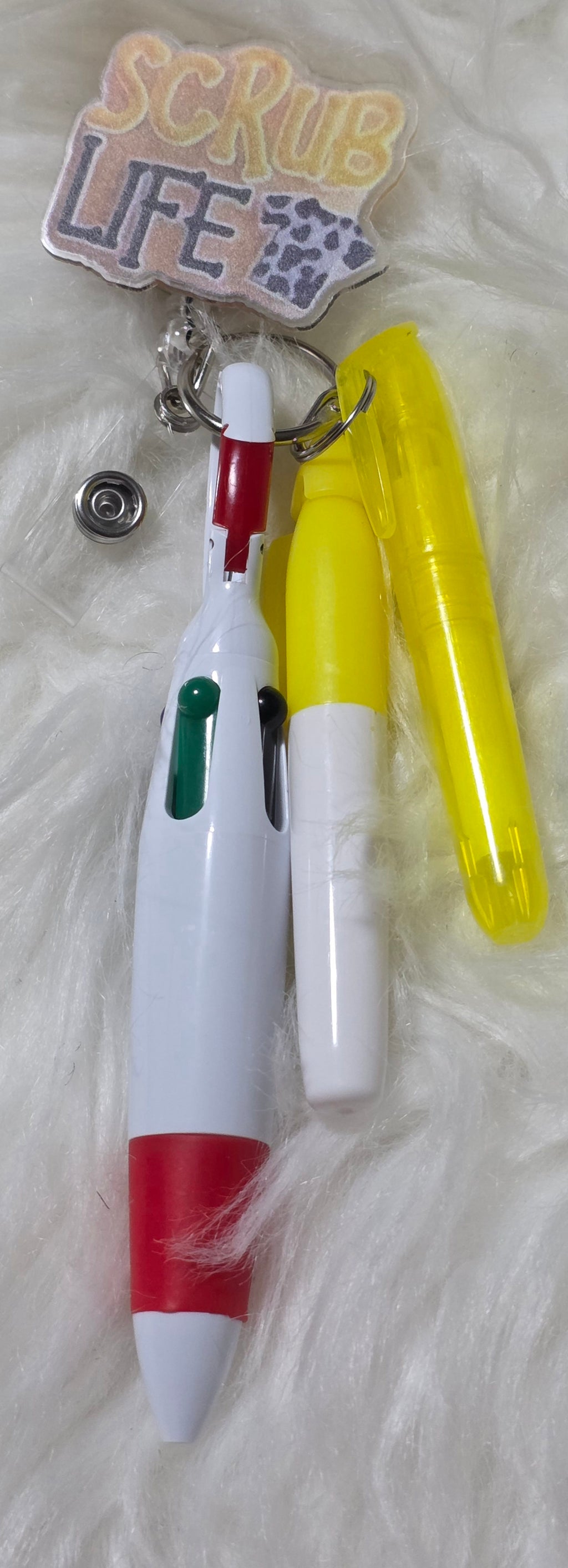 Nurse Essentials Badge Reel Set