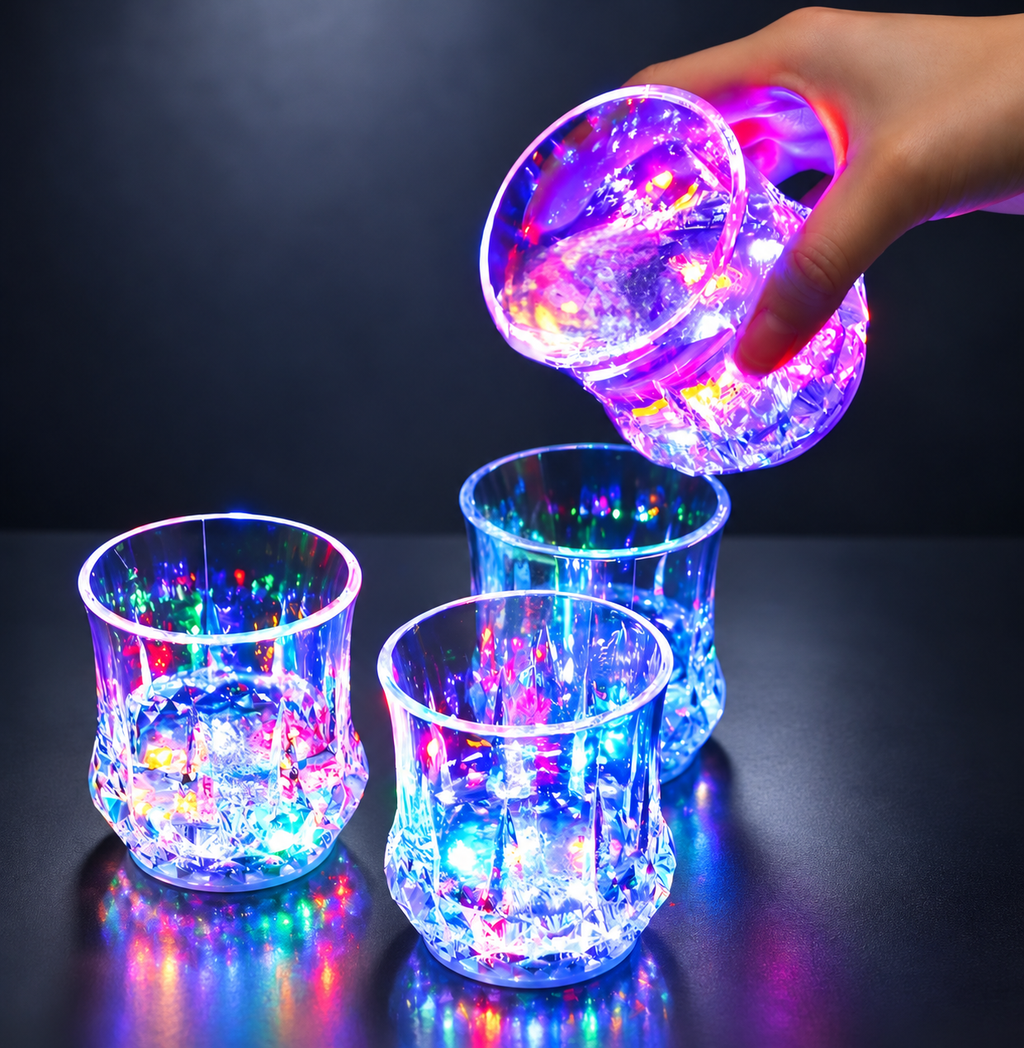 Liquid-Activated Light-Up Cup – 7-Color Glow