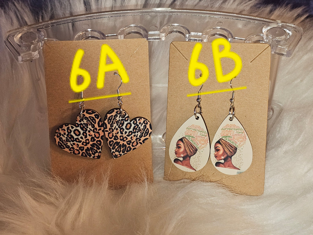 ✨Sublimation Earrings Double-Sided– Heart, Round, or Teardrop | Lightweight, Personalized Jewelry✨