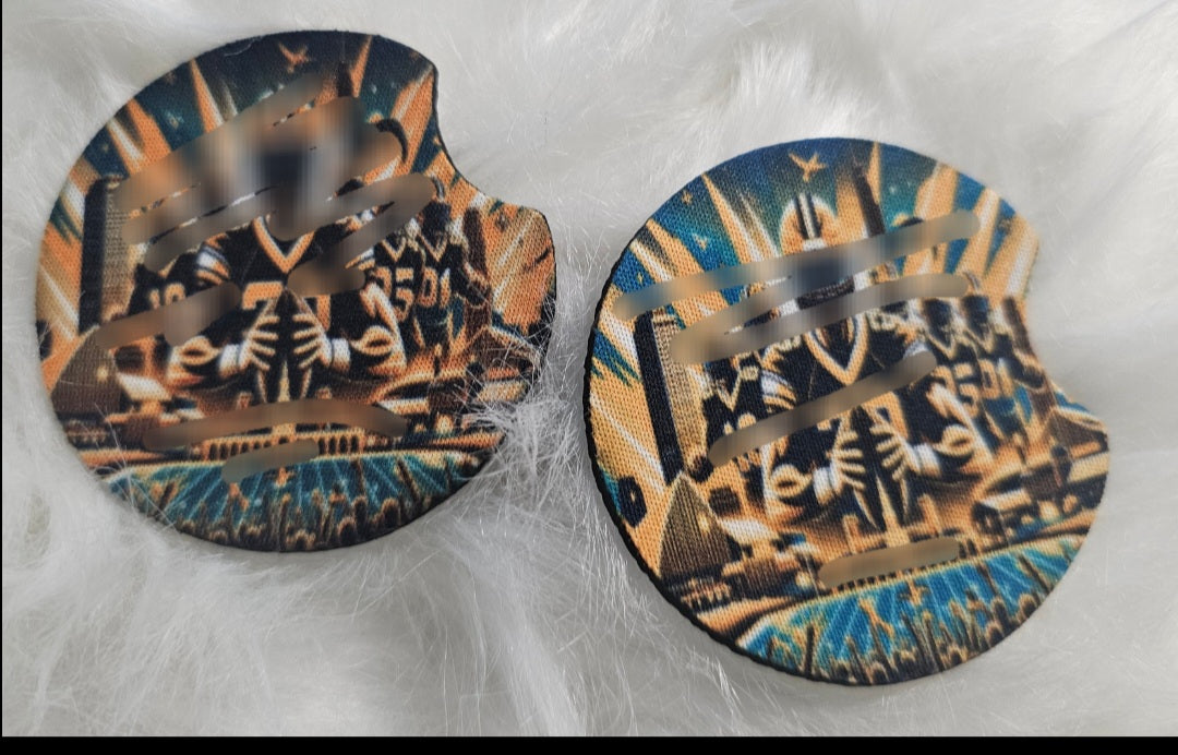 ✨Neoprene Coasters with Rubber Bottom for Any Occasion (Set of 2)✨