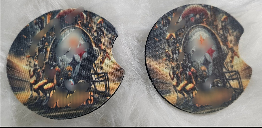 ✨Neoprene Coasters with Rubber Bottom for Any Occasion (Set of 2)✨