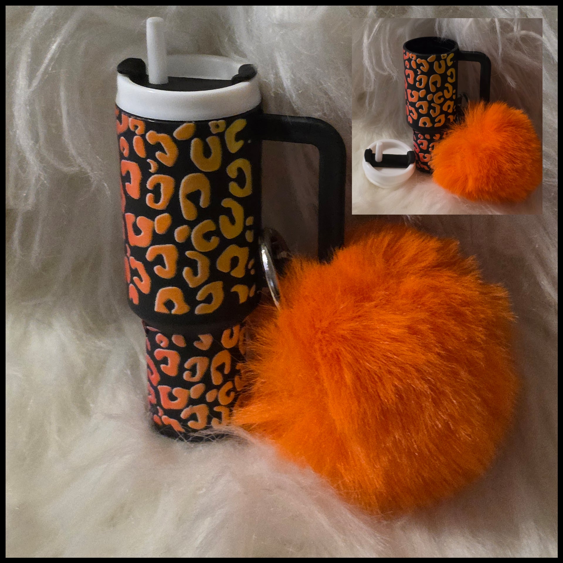 Mini Cup Keychain Holder – Lipstick, Cosmetics & Small Essentials Storage