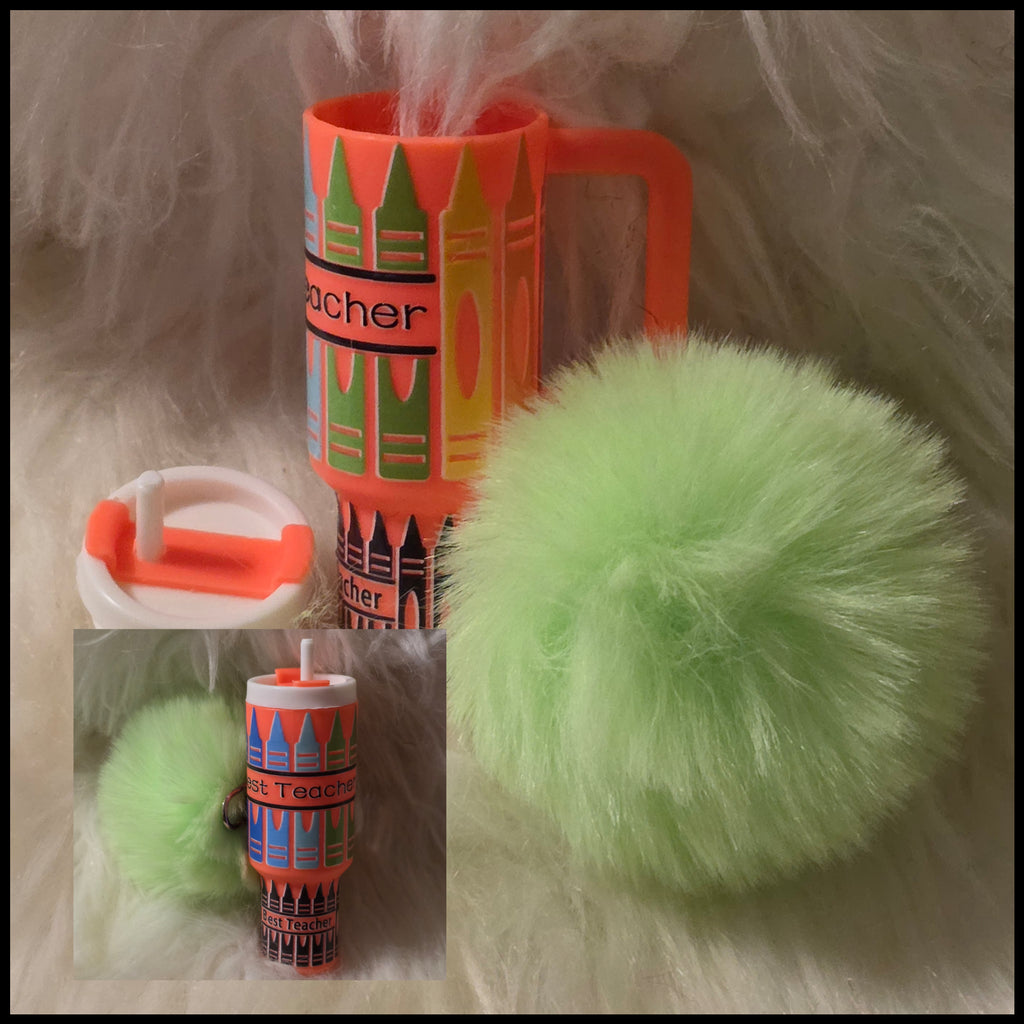 Mini Cup Keychain Holder – Lipstick, Cosmetics & Small Essentials Storage
