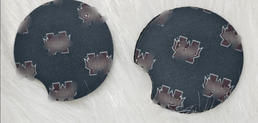 ✨Neoprene Coasters with Rubber Bottom for Any Occasion (Set of 2)✨