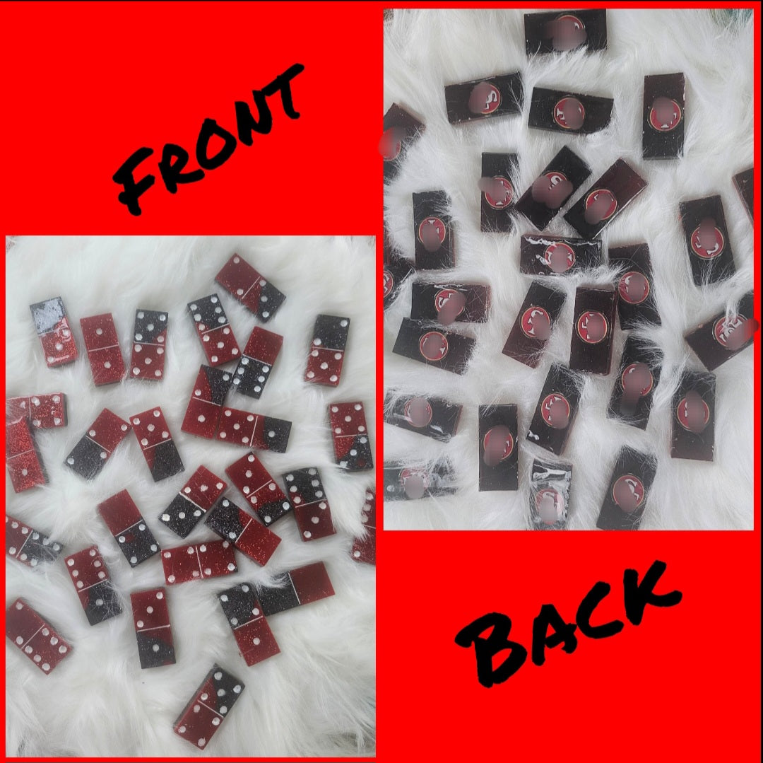 ✨Custom Resin Dominoes Set – Handmade Personalized Dominoes ✨