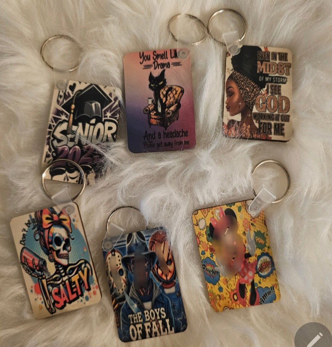 ✨Personalized Sublimation Keychain – Custom Photo or Name Keychain ✨