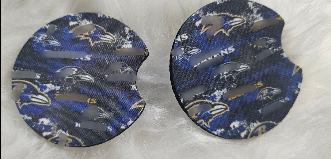 ✨Neoprene Coasters with Rubber Bottom for Any Occasion (Set of 2)✨