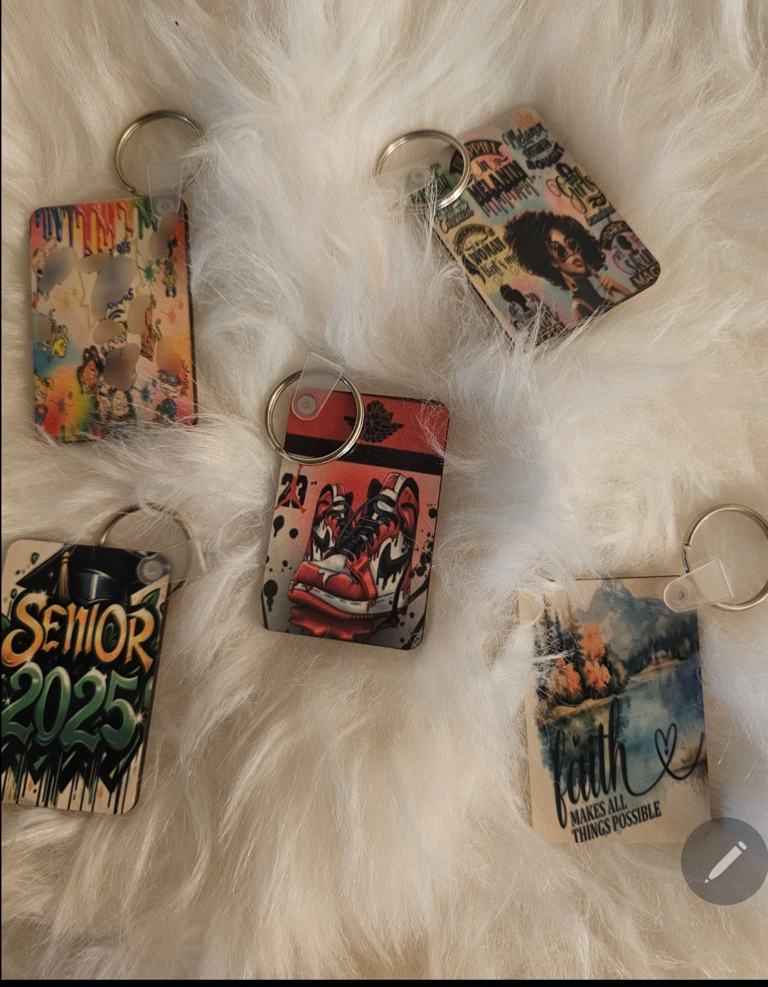 ✨Personalized Sublimation Keychain – Custom Photo or Name Keychain ✨