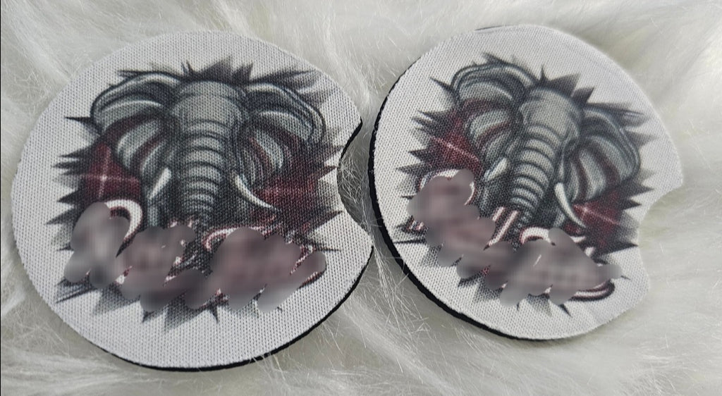 ✨Neoprene Coasters with Rubber Bottom for Any Occasion (Set of 2)✨